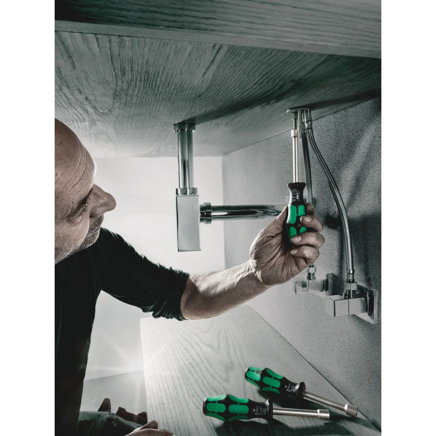 Wera 395 Ho Nutdriver, 1/4-in.x90-mm. - Image 3
