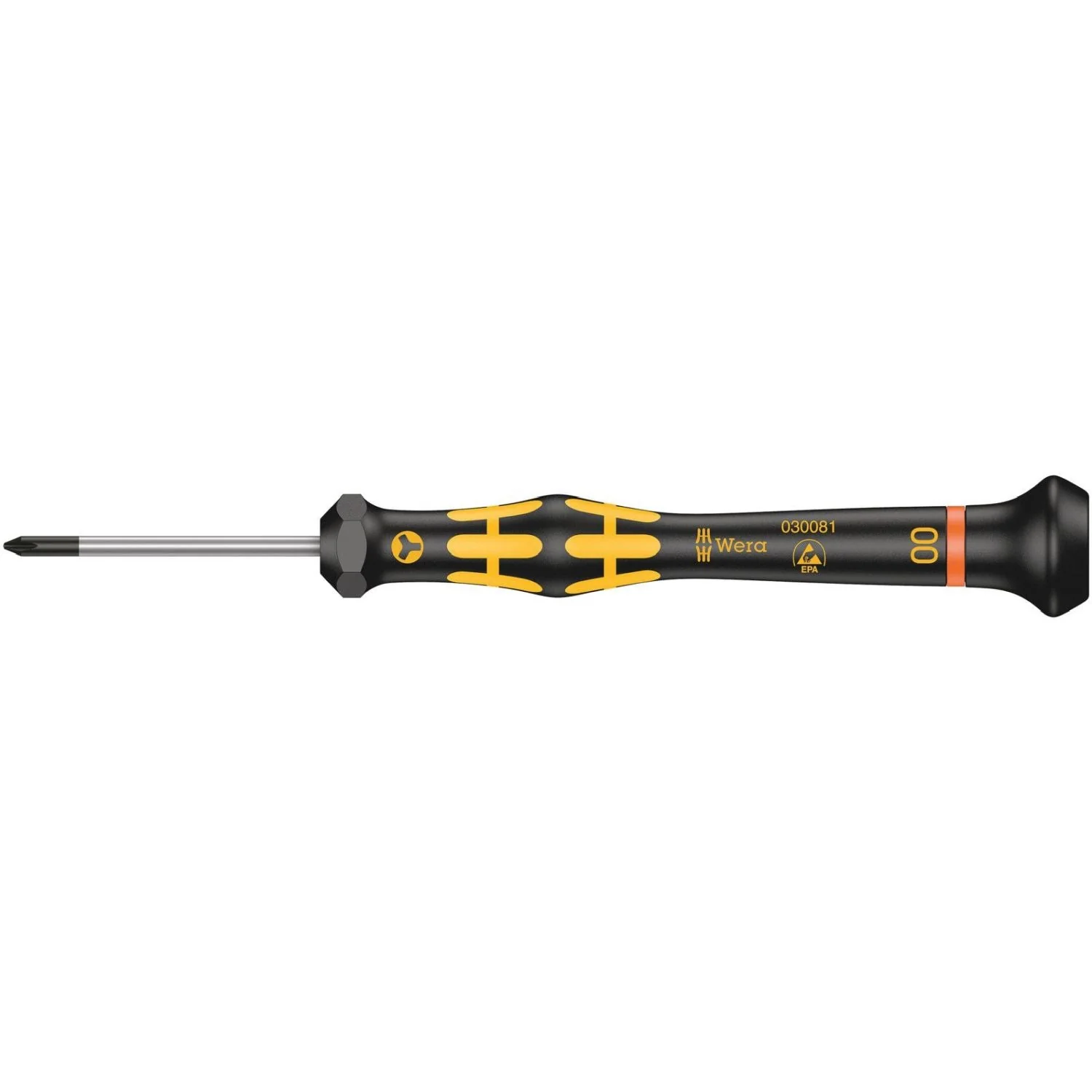 Wera 1572 Esd Kraftform Micro Screwdriver For Microstix Screws, 00x40-mm. - Image 1
