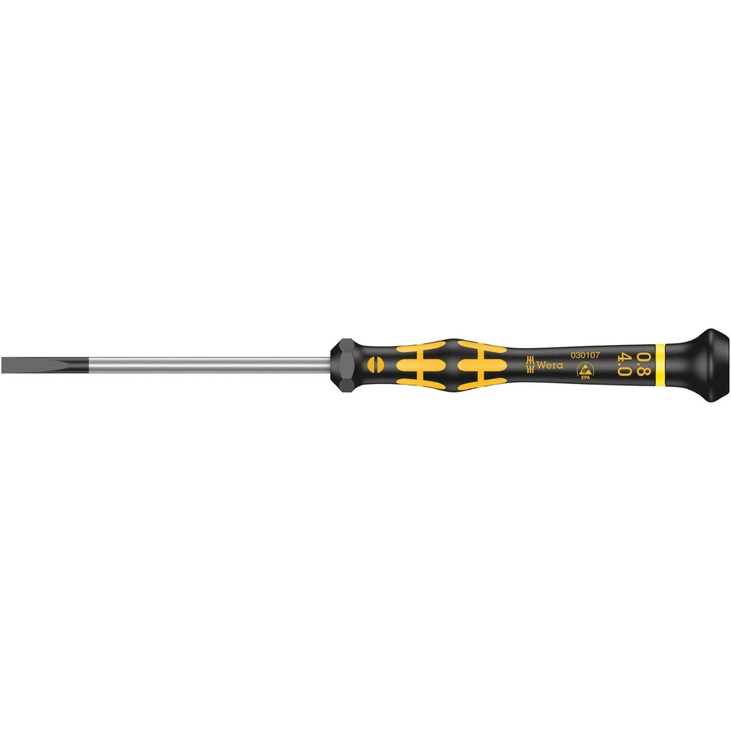 Wera 1578 A Esd Kraftform Micro Screwdriver For Slotted Screws, 0.40x2x60-mm. - Image 2