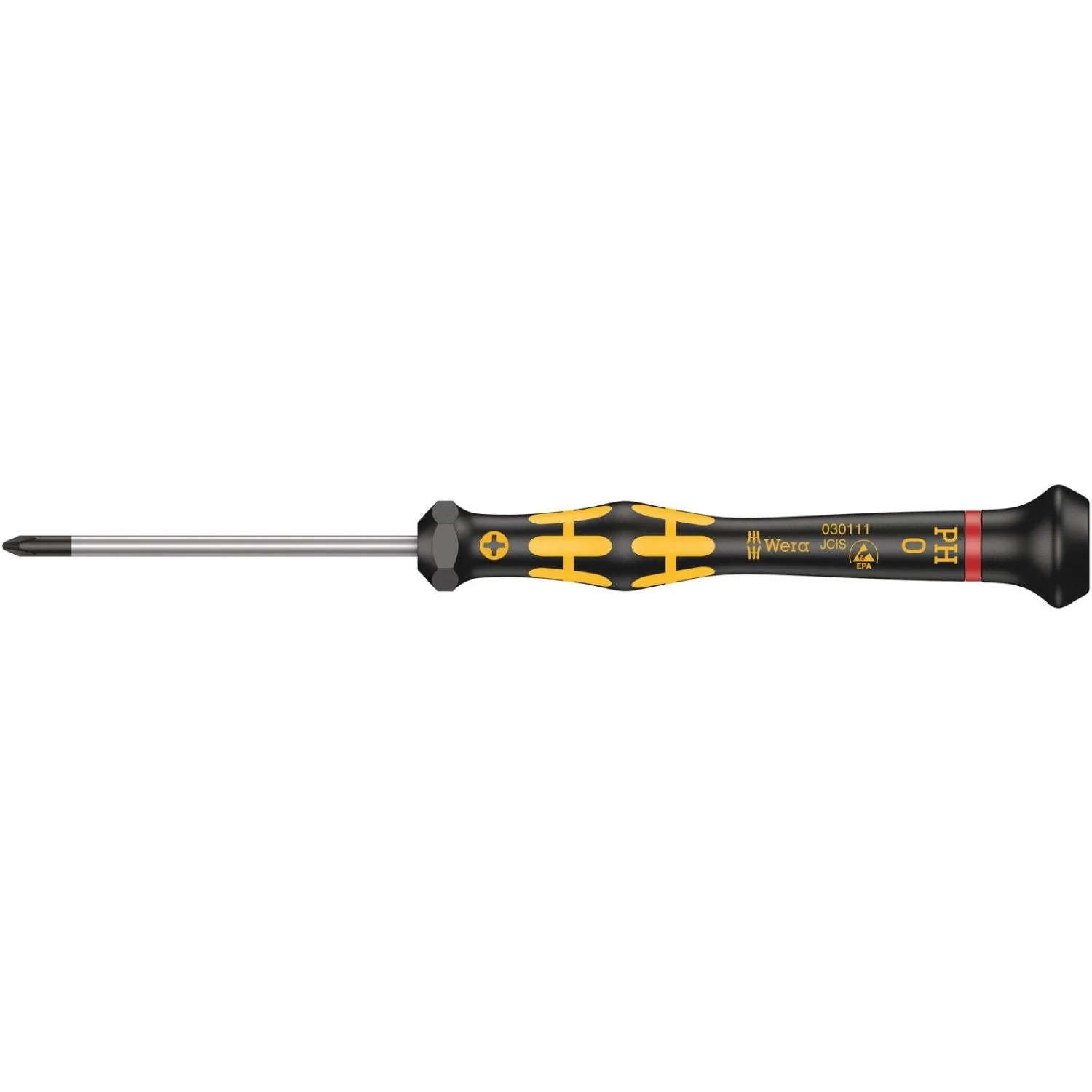Wera 1550 Ph Esd Kraftform Micro Screwdriver For Phillips Screws, Ph 0x60-mm. - Image 1