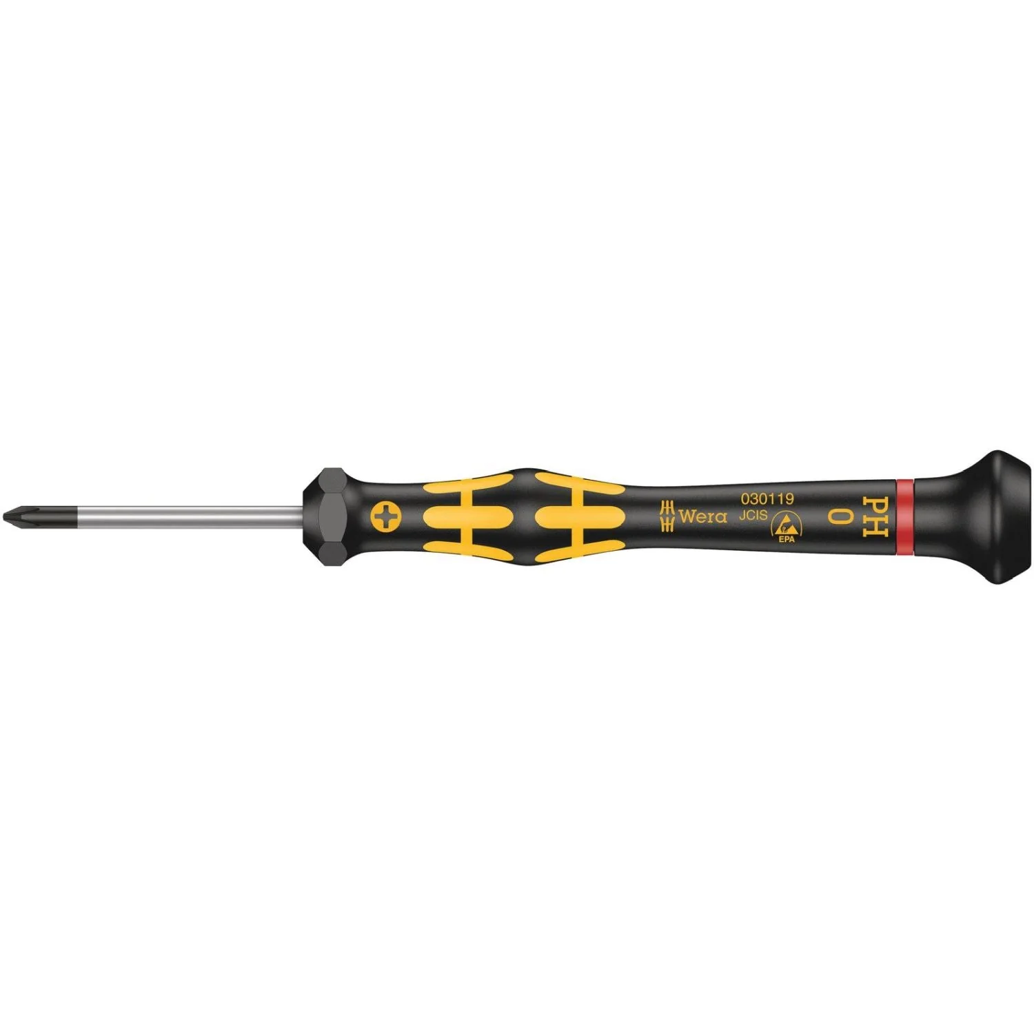 Wera 1550 Ph Esd Kraftform Micro Screwdriver For Phillips Screws, Ph 0x60-mm. - Image 2