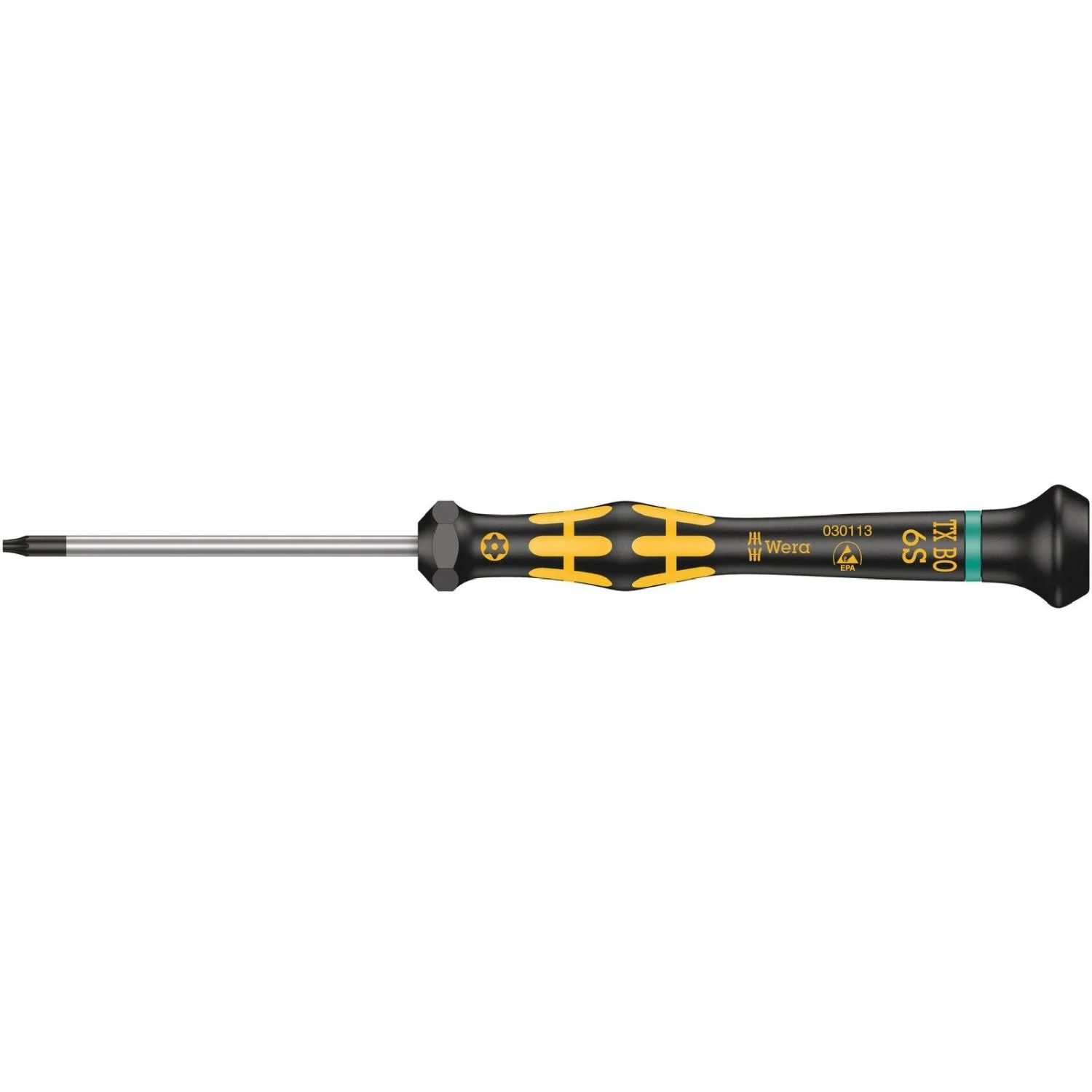 Wera 1567 Torx Bo Esd Kraftform Micro Screwdriver For Tamper-Proof Torx Screws, Torx 8 Box60-mm. - Image 2