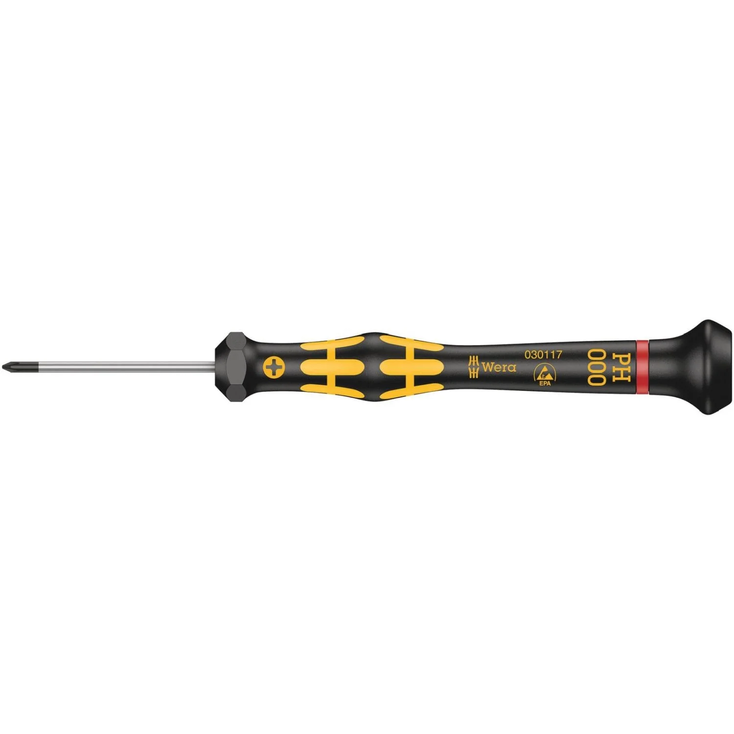 Wera 1550 Ph Esd Kraftform Micro Screwdriver For Phillips Screws, Ph 000x40-mm. - Image 1