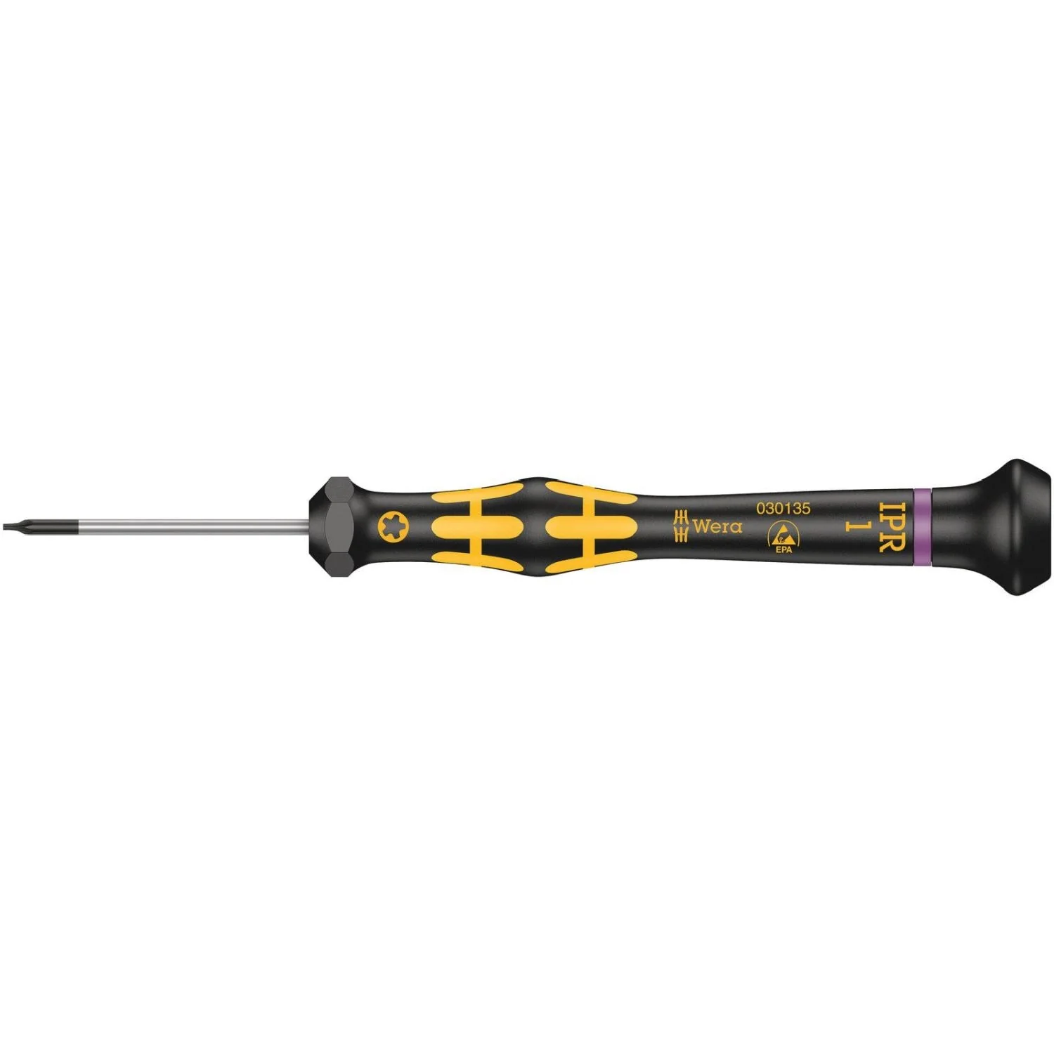 Wera 1567 Ipr Torx Plus Esd Kraftform Micro Screwdriver, 1 Iprx40-mm. - Image 1
