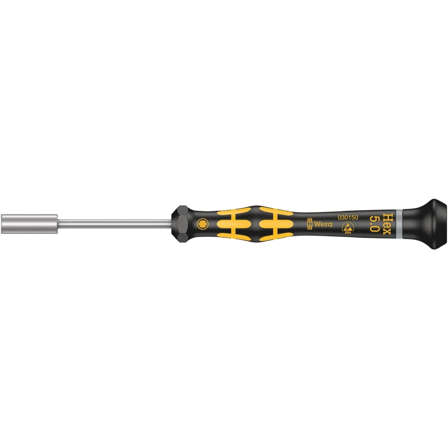 Wera 1569 Esd Nutdriver Kraftform Micro, 5x60-mm. - Image 1