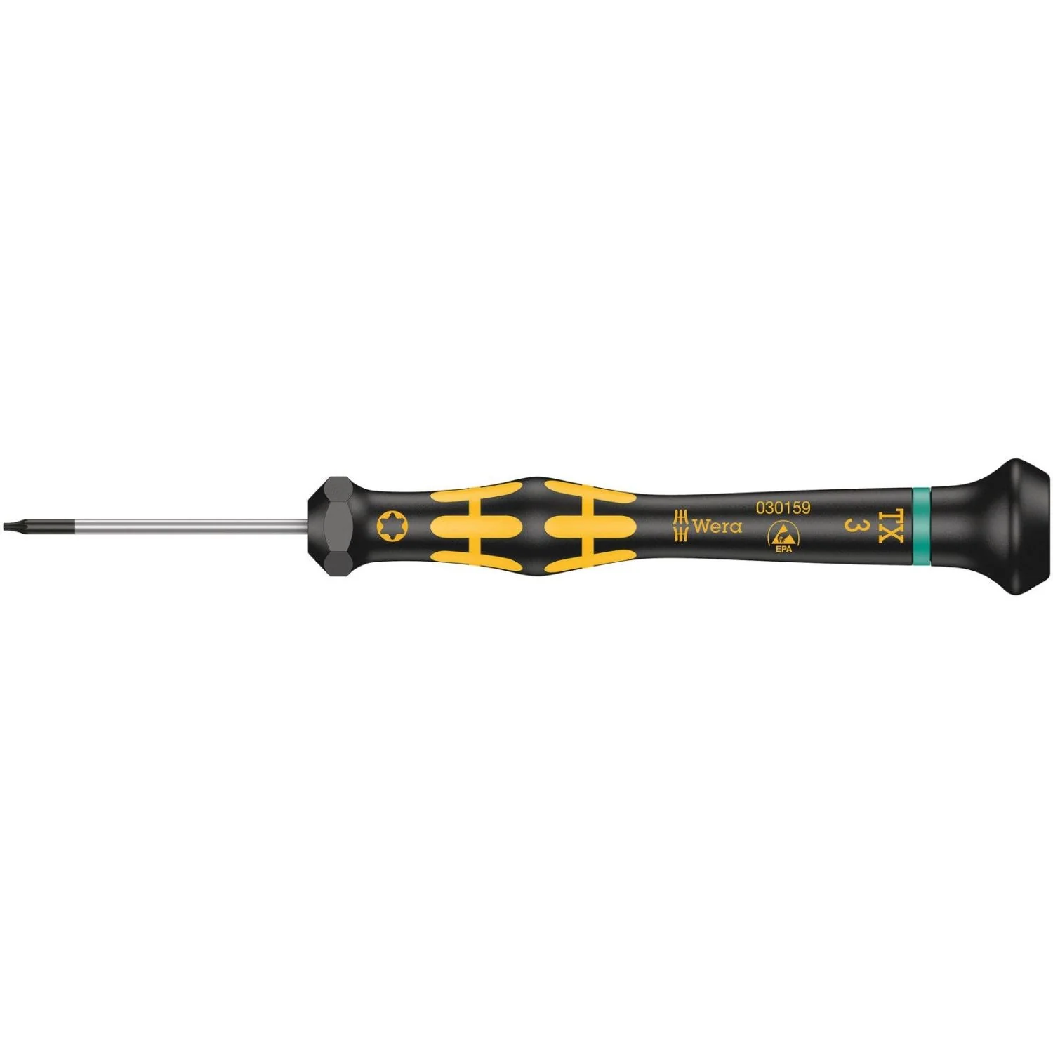 Wera 1567 Torx Esd Kraftform Micro Screwdriver For Torx Screws, Torx 3x40-mm. - Image 1