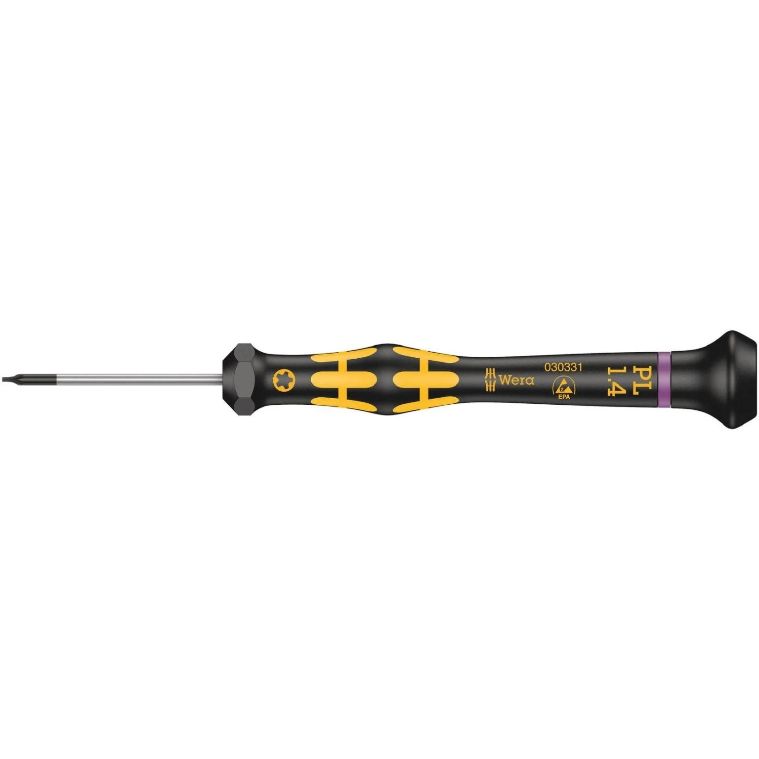 Wera 1573 Pentalobe Esd Kraftform Micro Screwdriver, Pl 1.4x40-mm. - Image 1