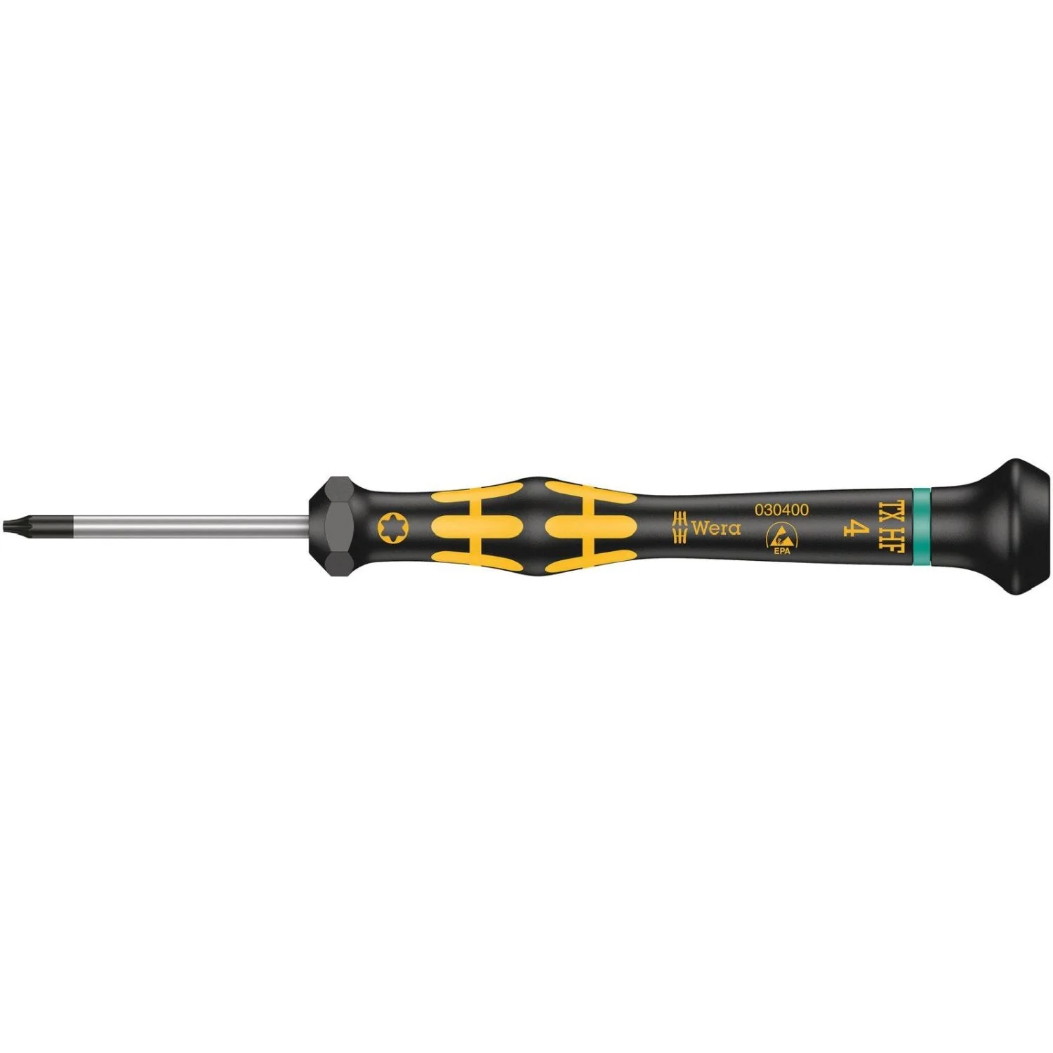 Wera 1567 Torx Hf Esd Kraftform Micro Screwdriver With Holding Function For Torx Screws, Torx 4x40-mm. - Image 1
