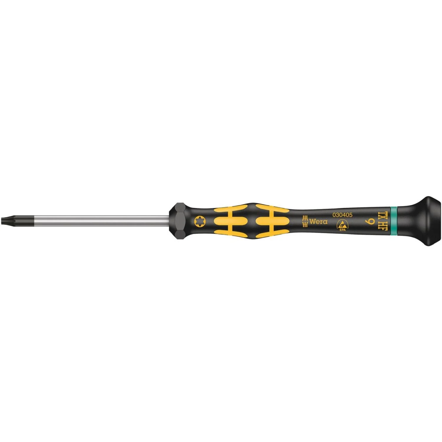 Wera 1567 Torx Hf Esd Kraftform Micro Screwdriver With Holding Function For Torx Screws, Torx 9x60-mm. - Image 1