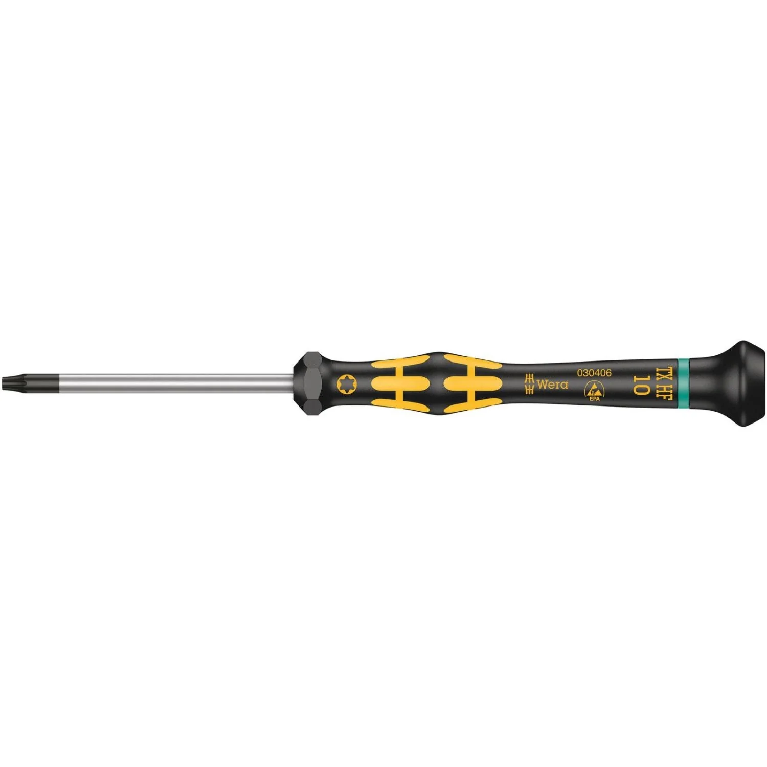 Wera 1567 Torx Hf Esd Kraftform Micro Screwdriver With Holding Function For Torx Screws, Torx 10x60-mm. - Image 1