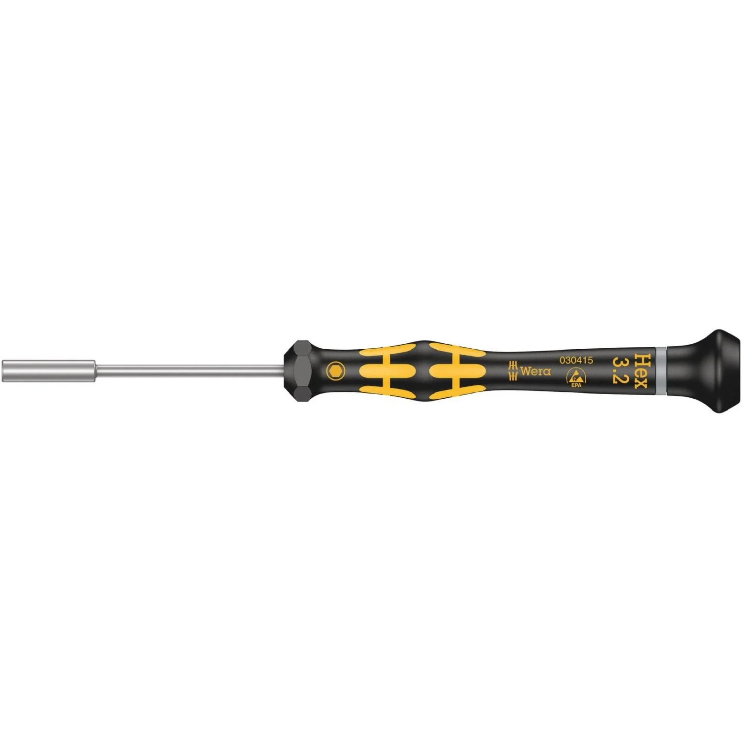 Wera 1569 Esd Nutdriver Kraftform Micro, 3.2x60-mm. - Image 1