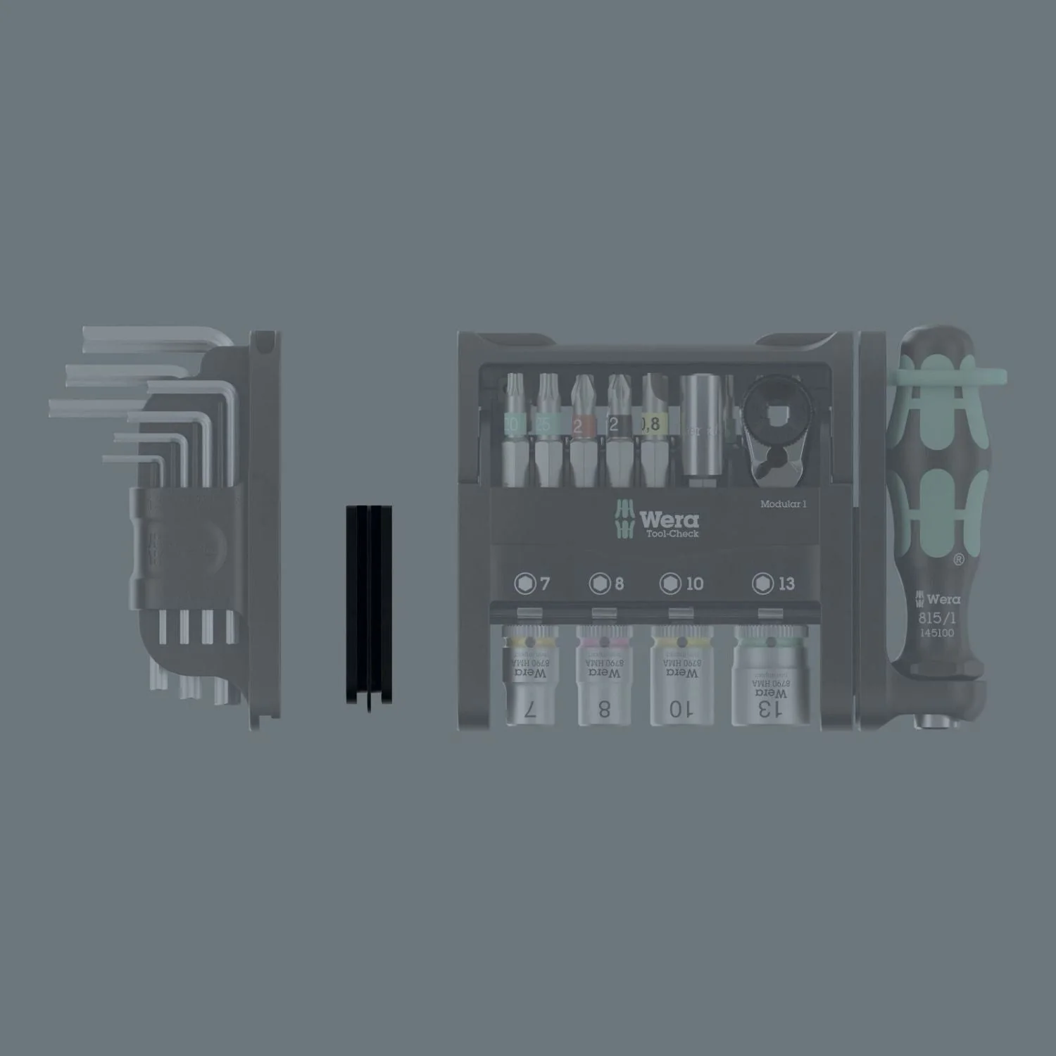 Wera 9549 Adapter For Tool-Check Modular, 10.5x47x16.5-mm. - Image 3