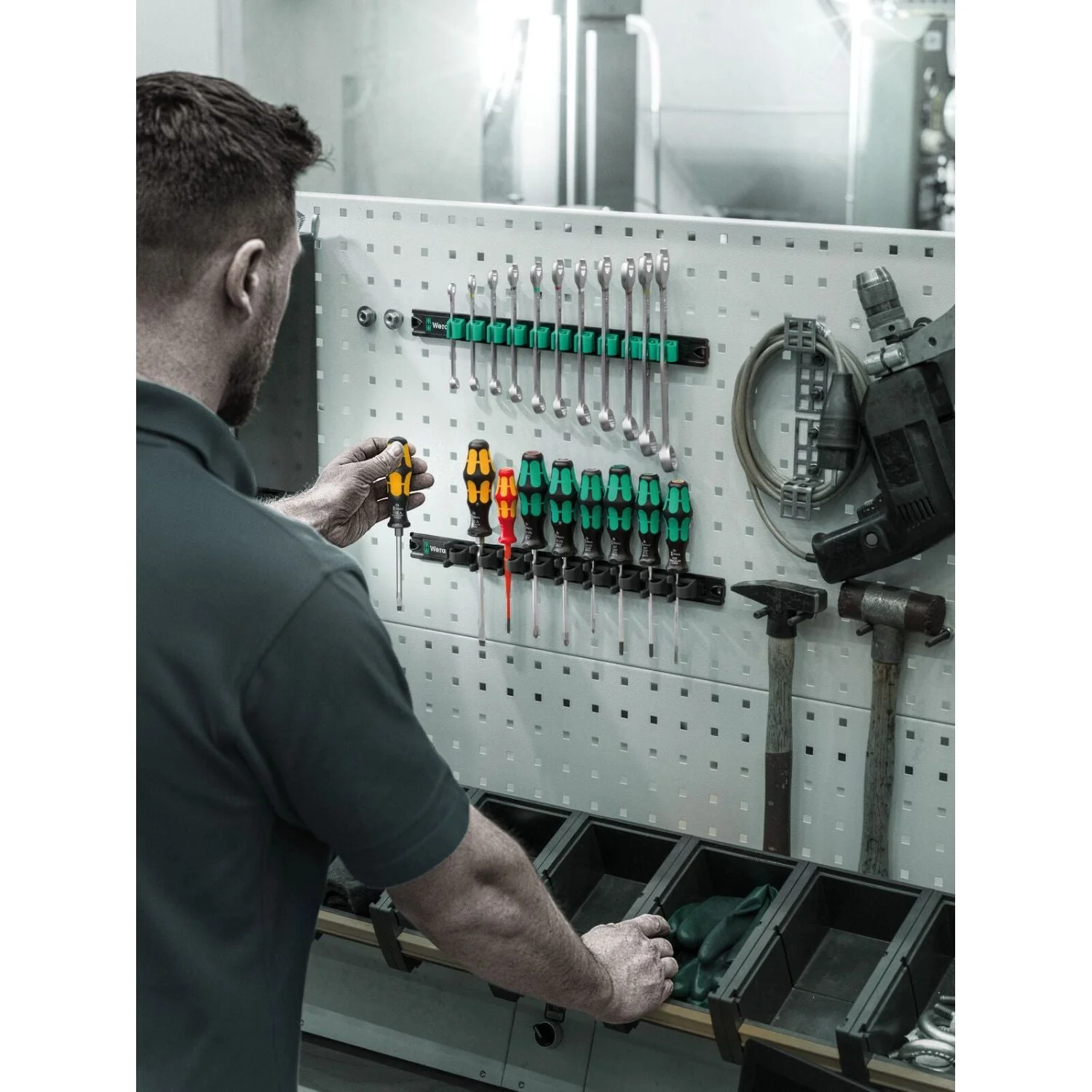 Wera 9650 Magnetic Rail Kraftform Screwdriver Set, 9-Pieces - Image 3