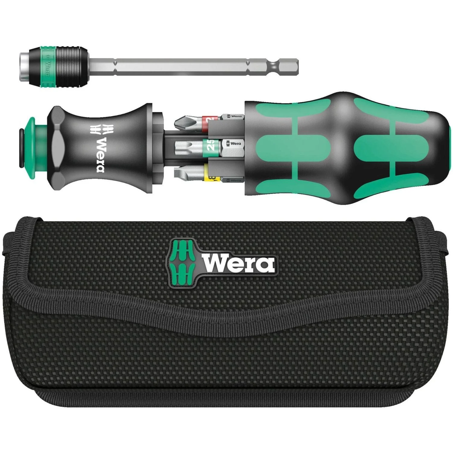 Wera Kraftform Kompakt 20 Tool Finder 1 With Pouch, 7-Pieces - Image 1