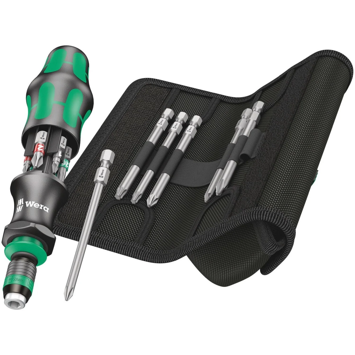 Wera Kraftform Kompakt 20 Tool Finder 2 With Pouch, 13-Pieces - Image 1