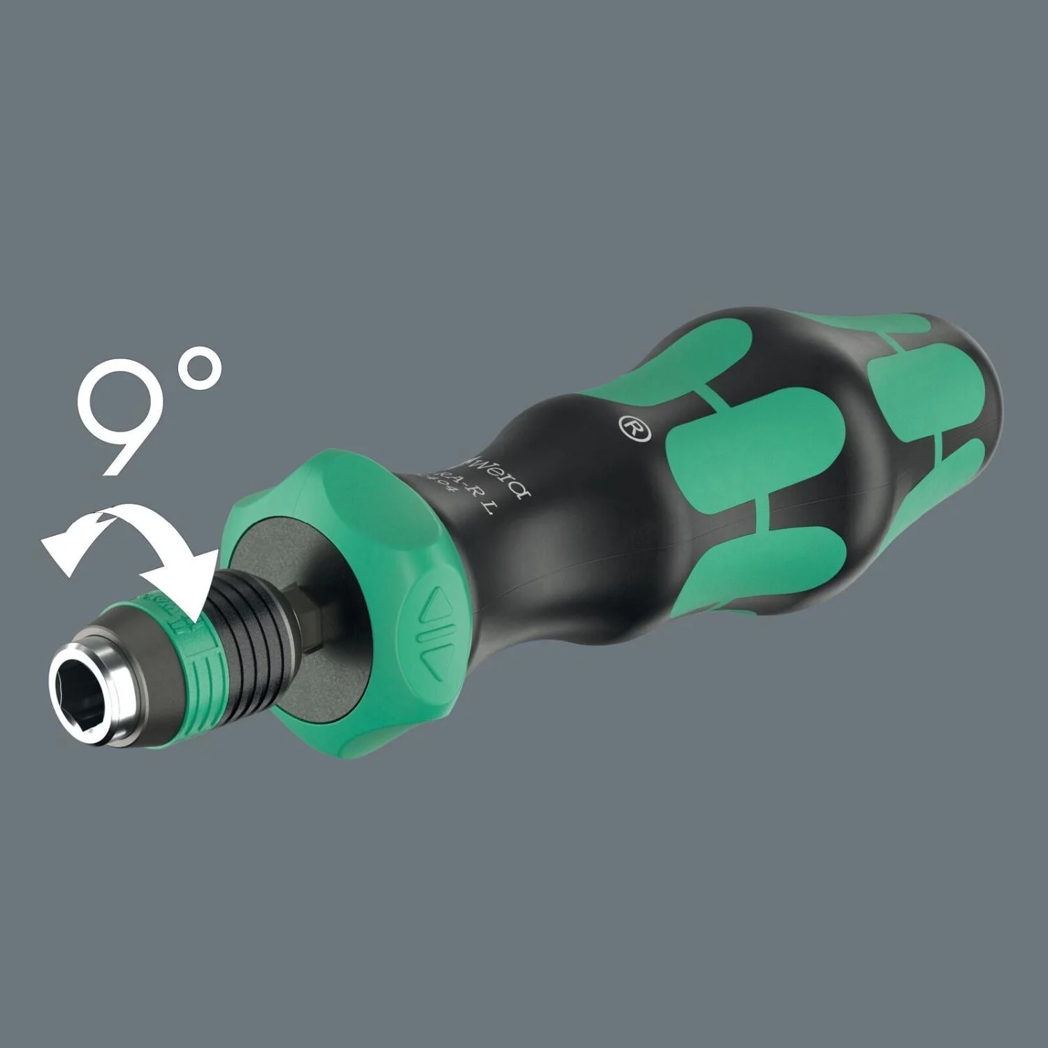 Wera 838 Ra-R L Bitholding Screwdriver With Ratchet Functionality, 1/4-in., 1/4-in.x140-mm. - Image 3