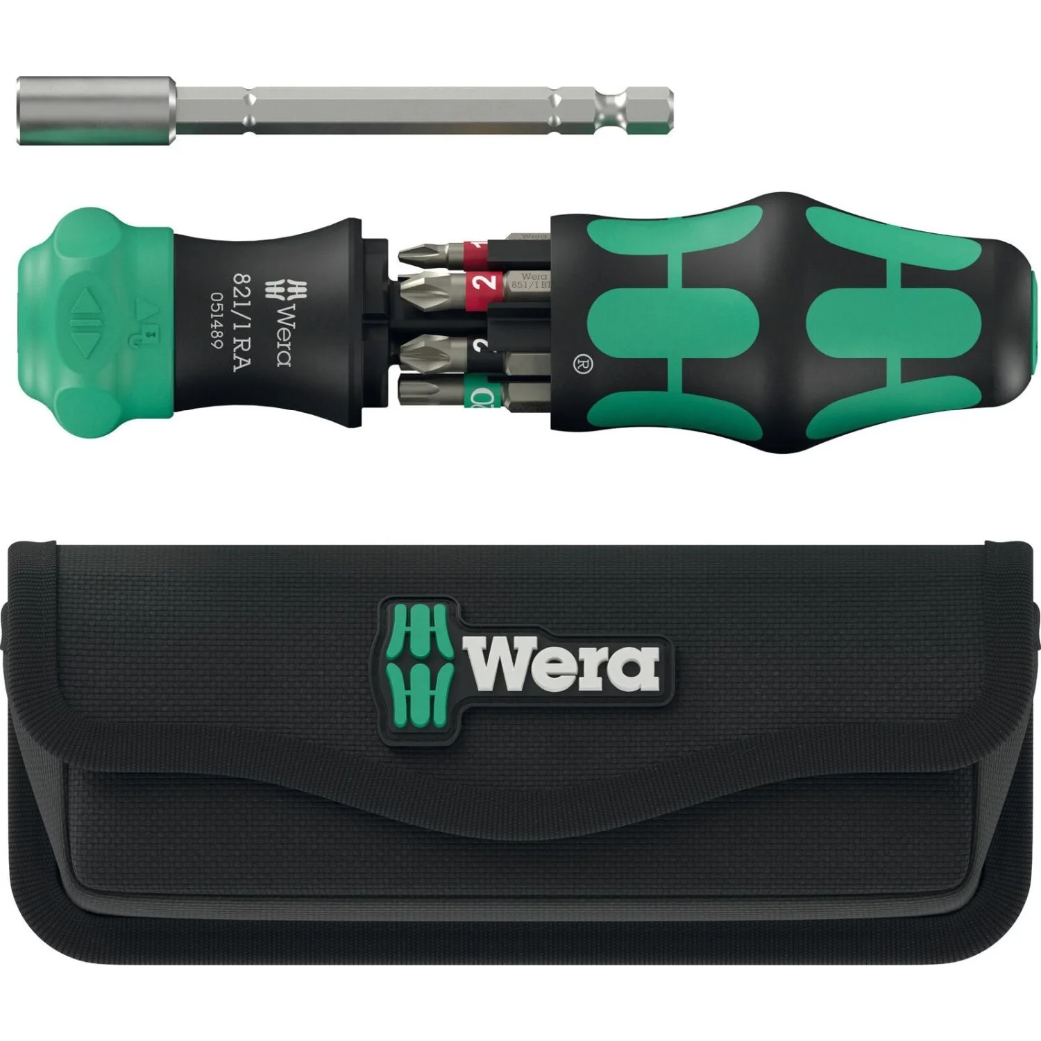 Wera Kraftform Kompakt 28 Ra With Pouch, 6-Pieces - Image 1