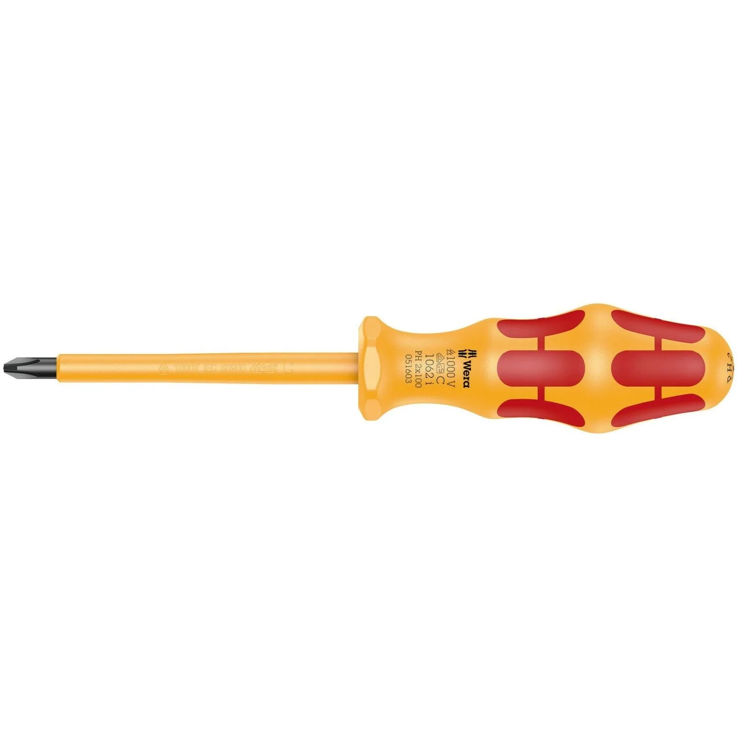 Wera 1062 I Ph Vde-insulated Kraftform Phillips-Head Screwdriver, Ph 2x100-mm. - Image 2