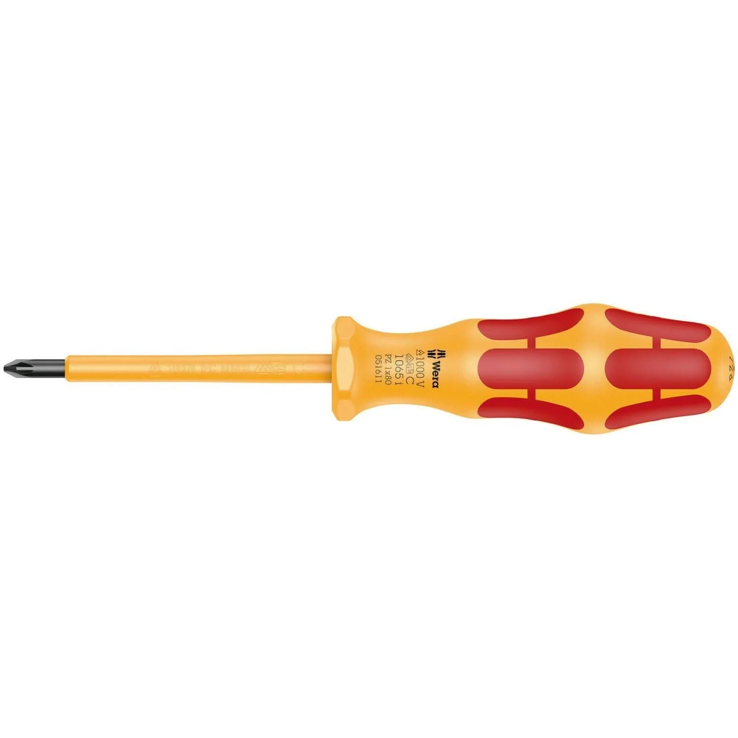 Wera 1065 I Pz Vde-insulated Kraftform Phillips-Head Screwdriver, Pz 1x80-mm. - Image 1