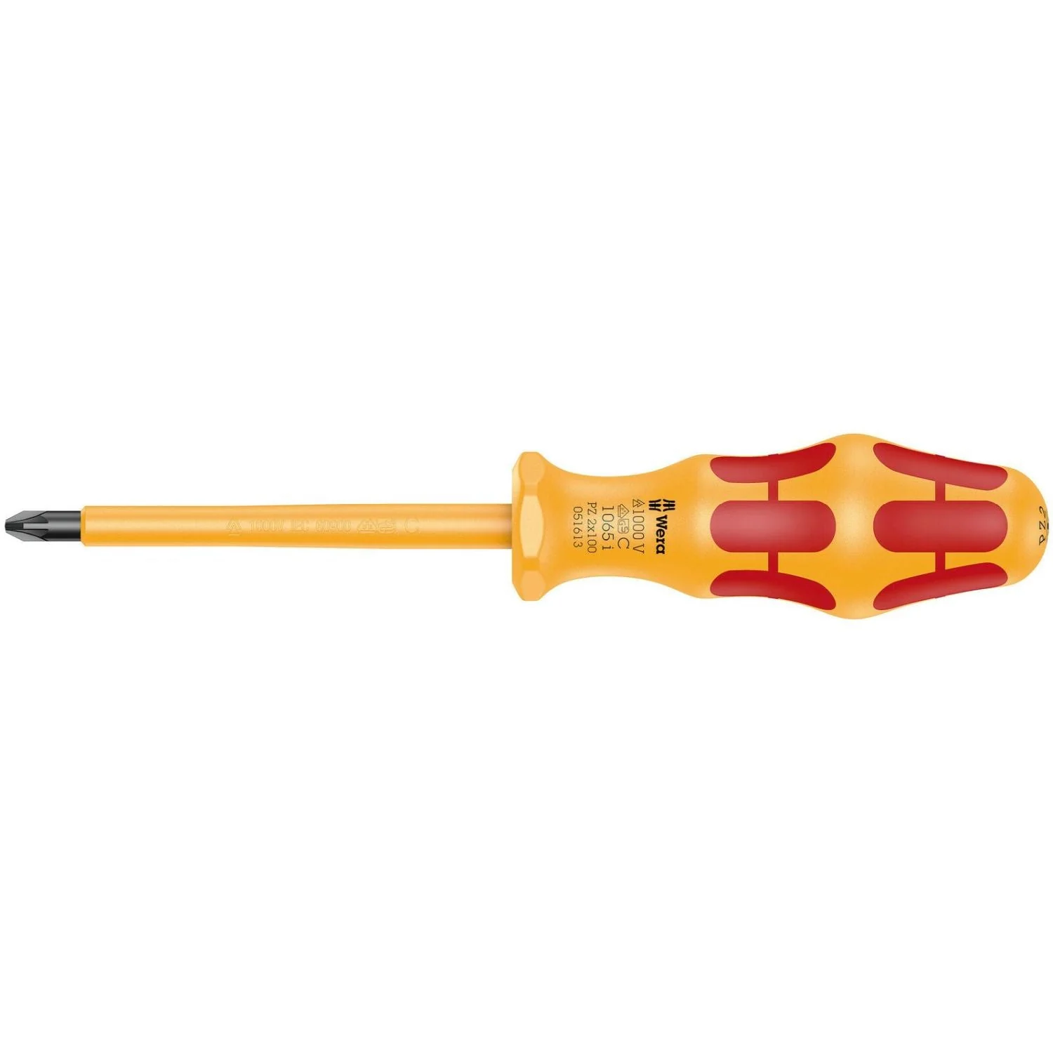 Wera 1065 I Pz Vde-insulated Kraftform Phillips-Head Screwdriver, Pz 2x100-mm. - Image 1