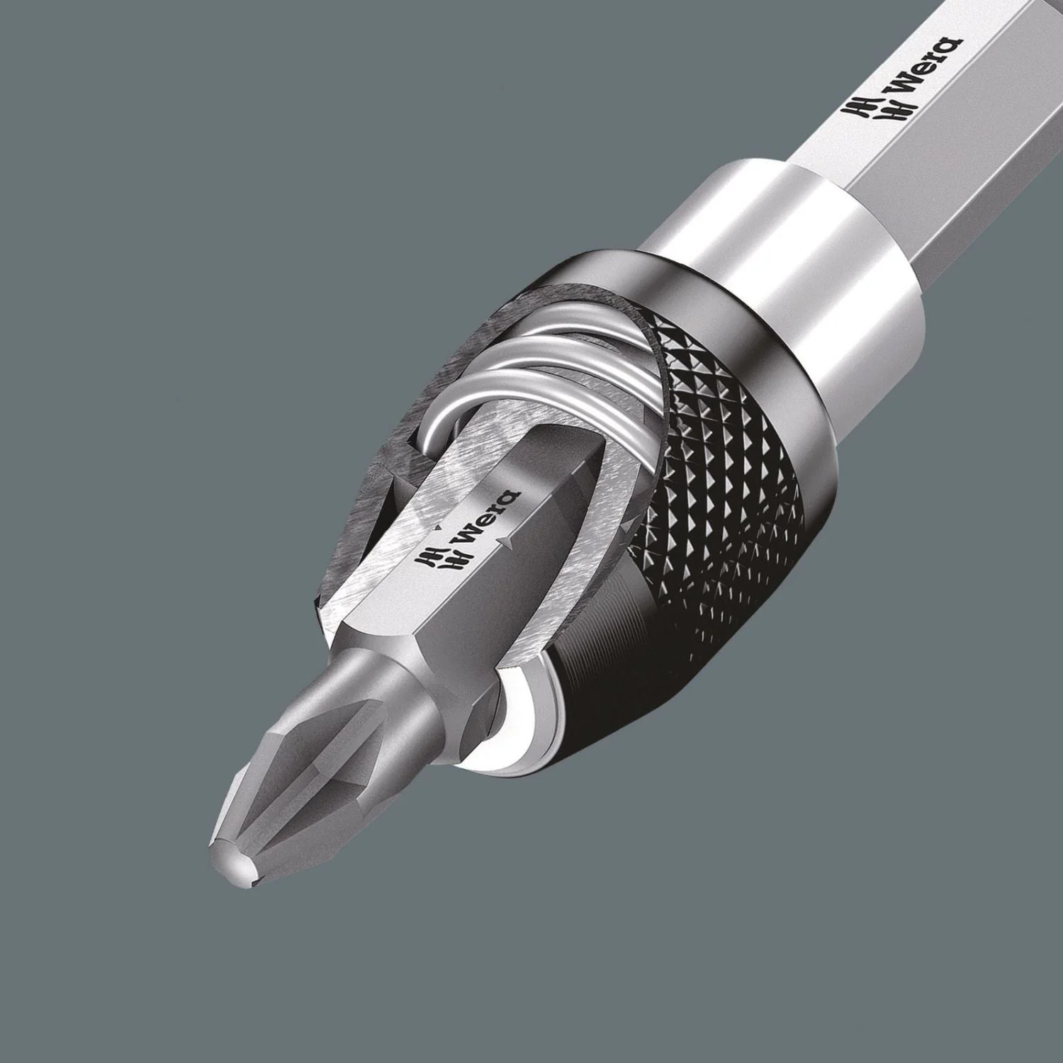 Wera 830 Vario Bit Holder Adaptor, 1/4-in.x165-mm. - Image 3
