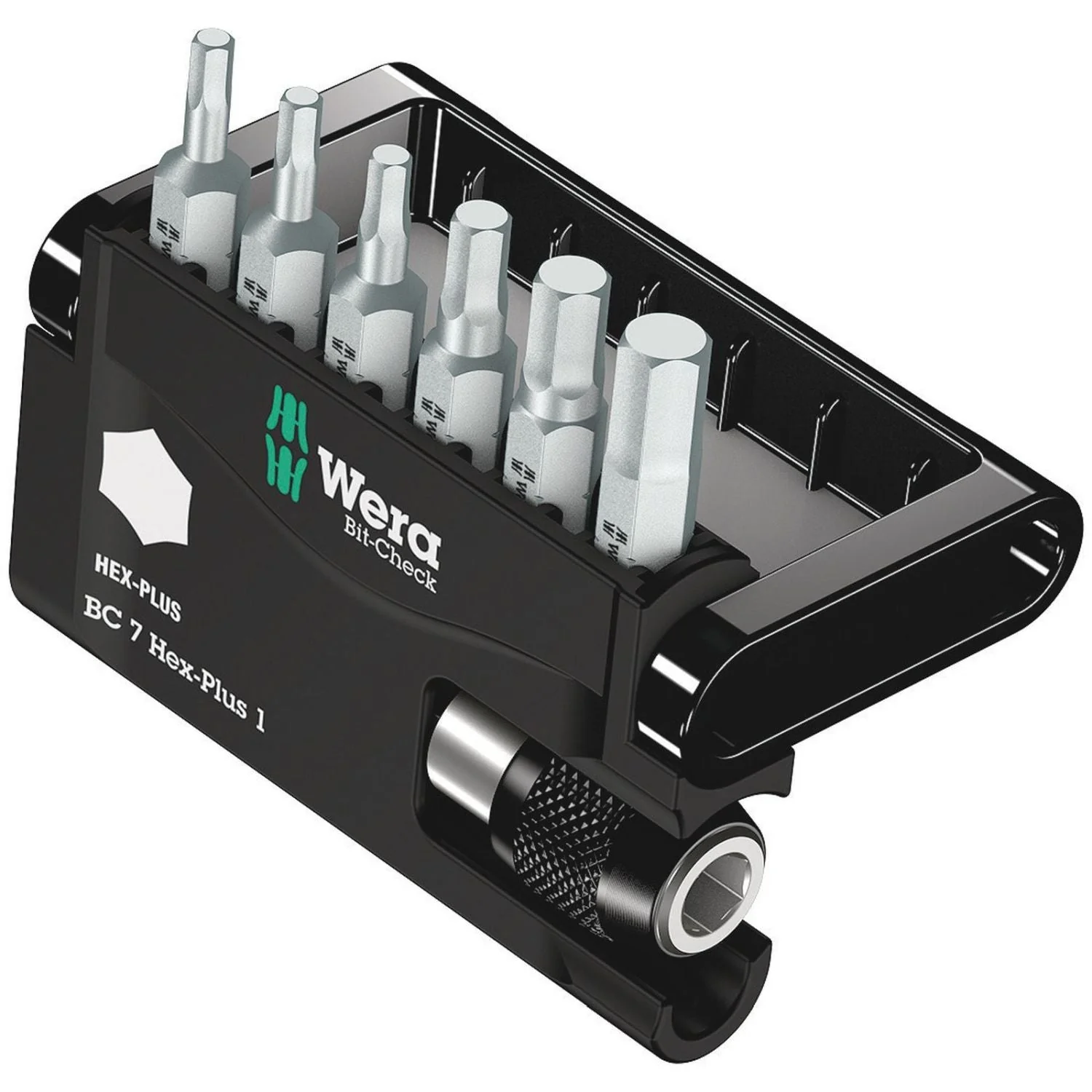 Wera Bit-Check 7 Hex-Plus 1, 7-Pieces - Image 1