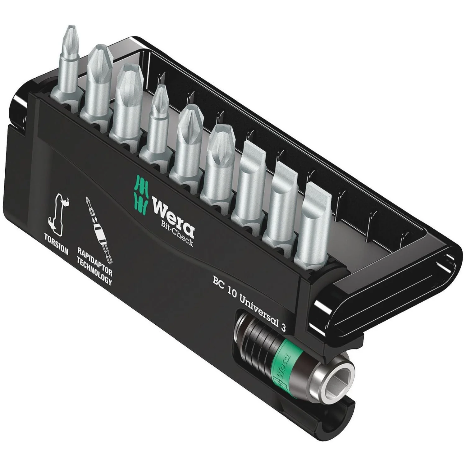 Wera Bit-Check 10 Universal 3, 10-Pieces - Image 2