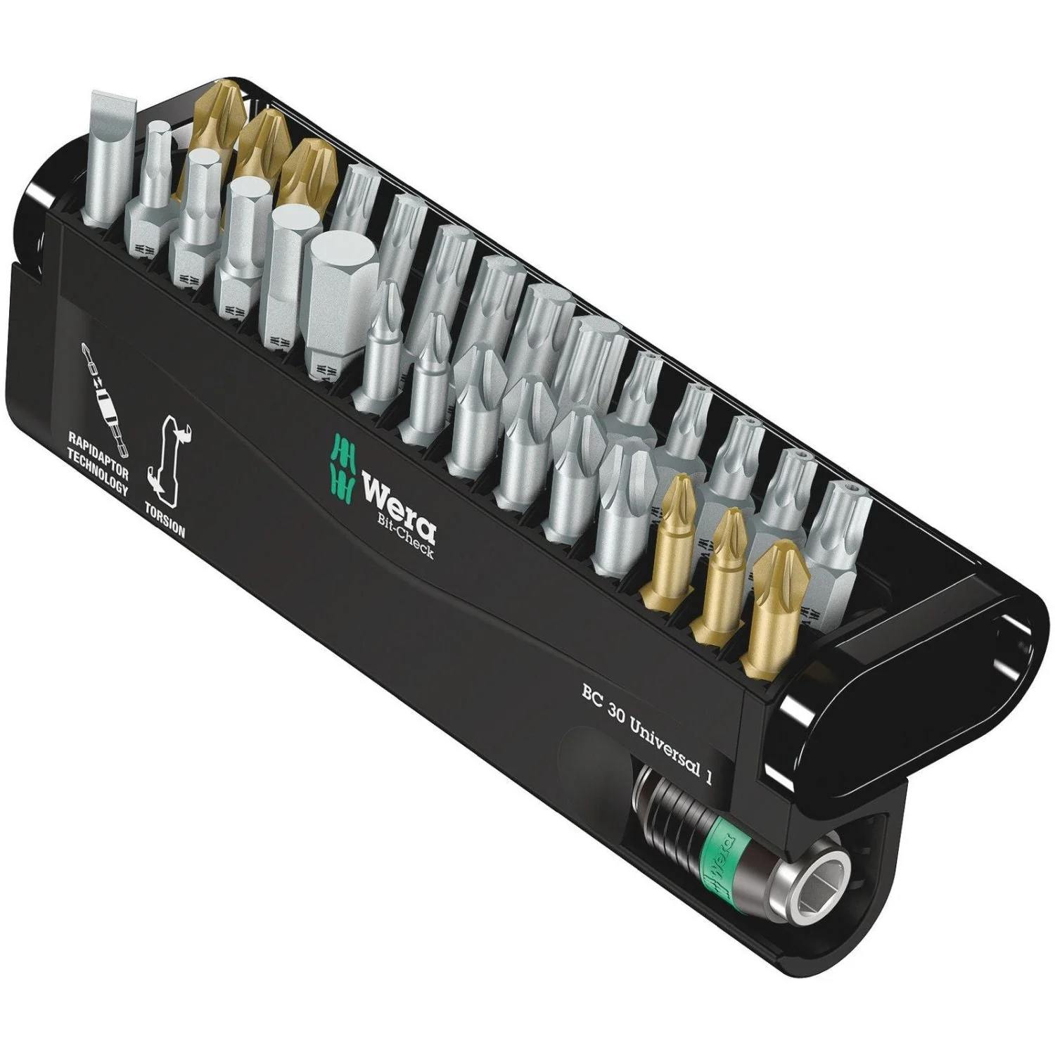 Wera Bit-Check 30 Universal 1, 30-Pieces - Image 1