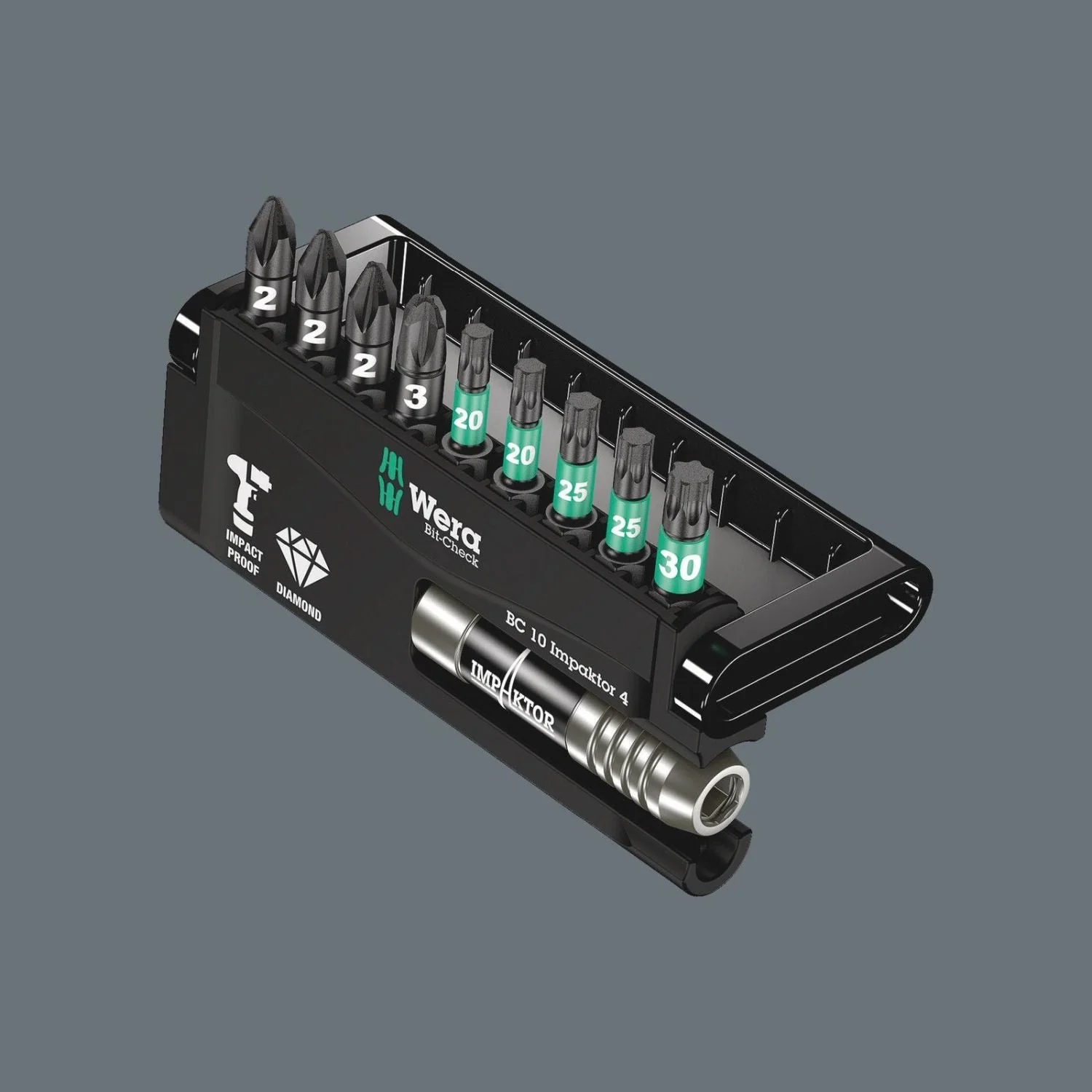 Wera Bit-Check 10 Impaktor 4, 10-Pieces - Image 3