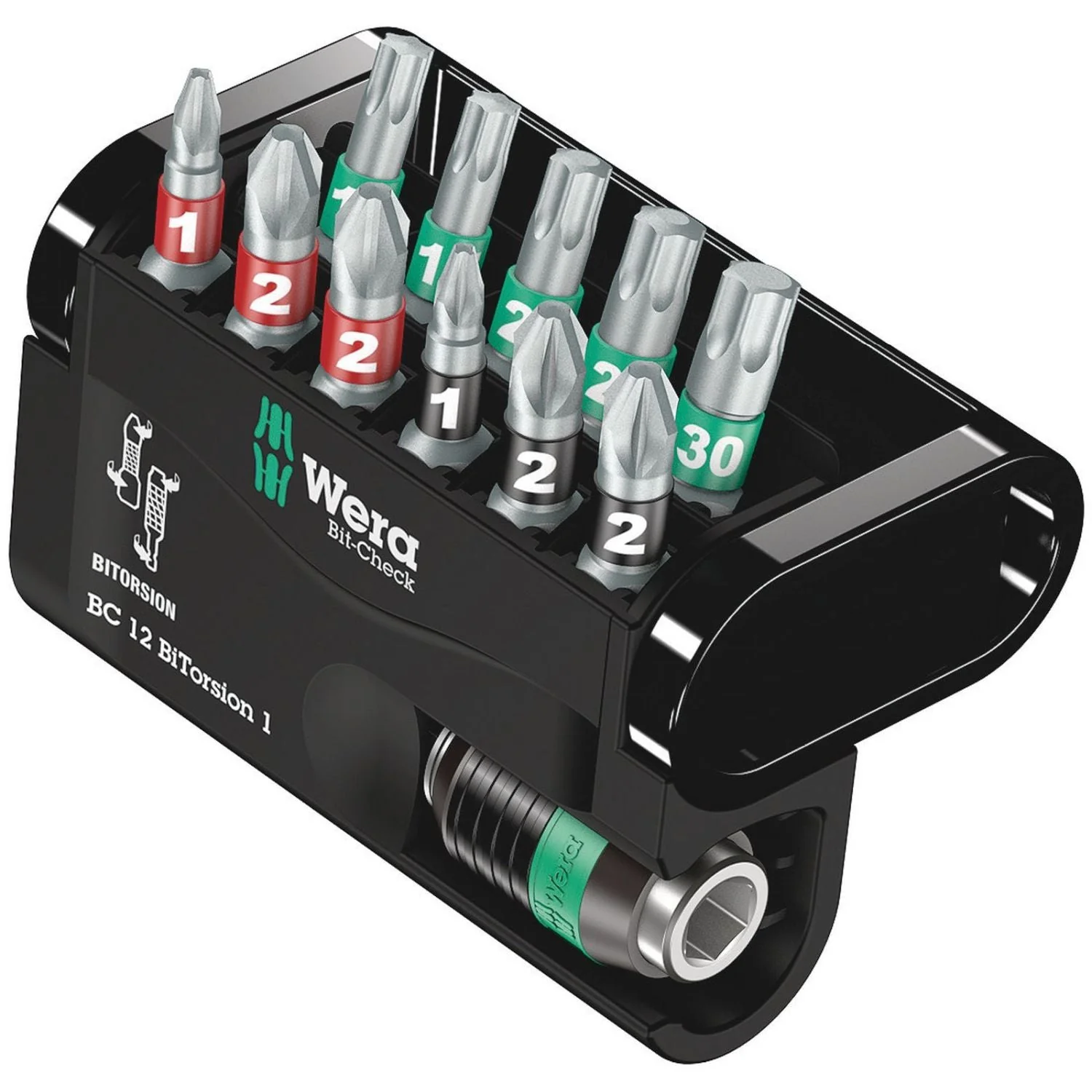 Wera Bit-Check 12 Bitorsion 1, 12-Pieces - Image 2