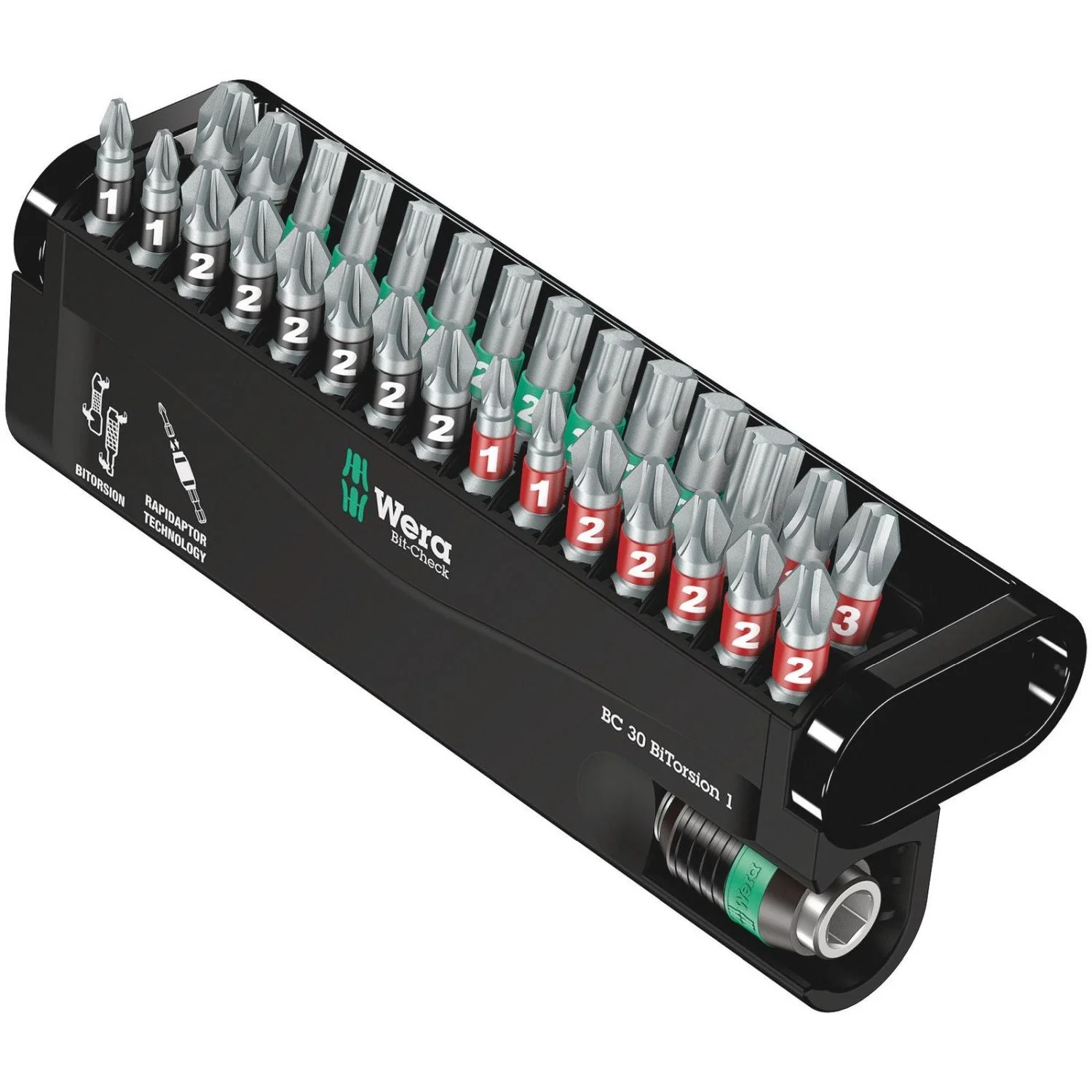 Wera Bit-Check 30 Bitorsion 1, 30-Pieces - Image 2