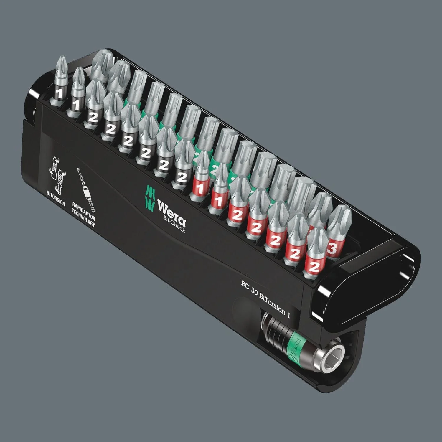 Wera Bit-Check 30 Bitorsion 1, 30-Pieces - Image 3