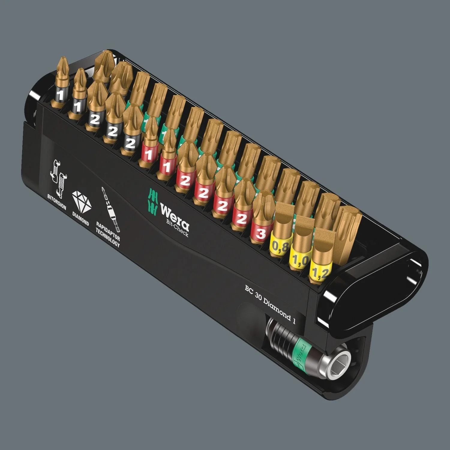 Wera Bit-Check 30 Diamond 1, 30-Pieces - Image 3