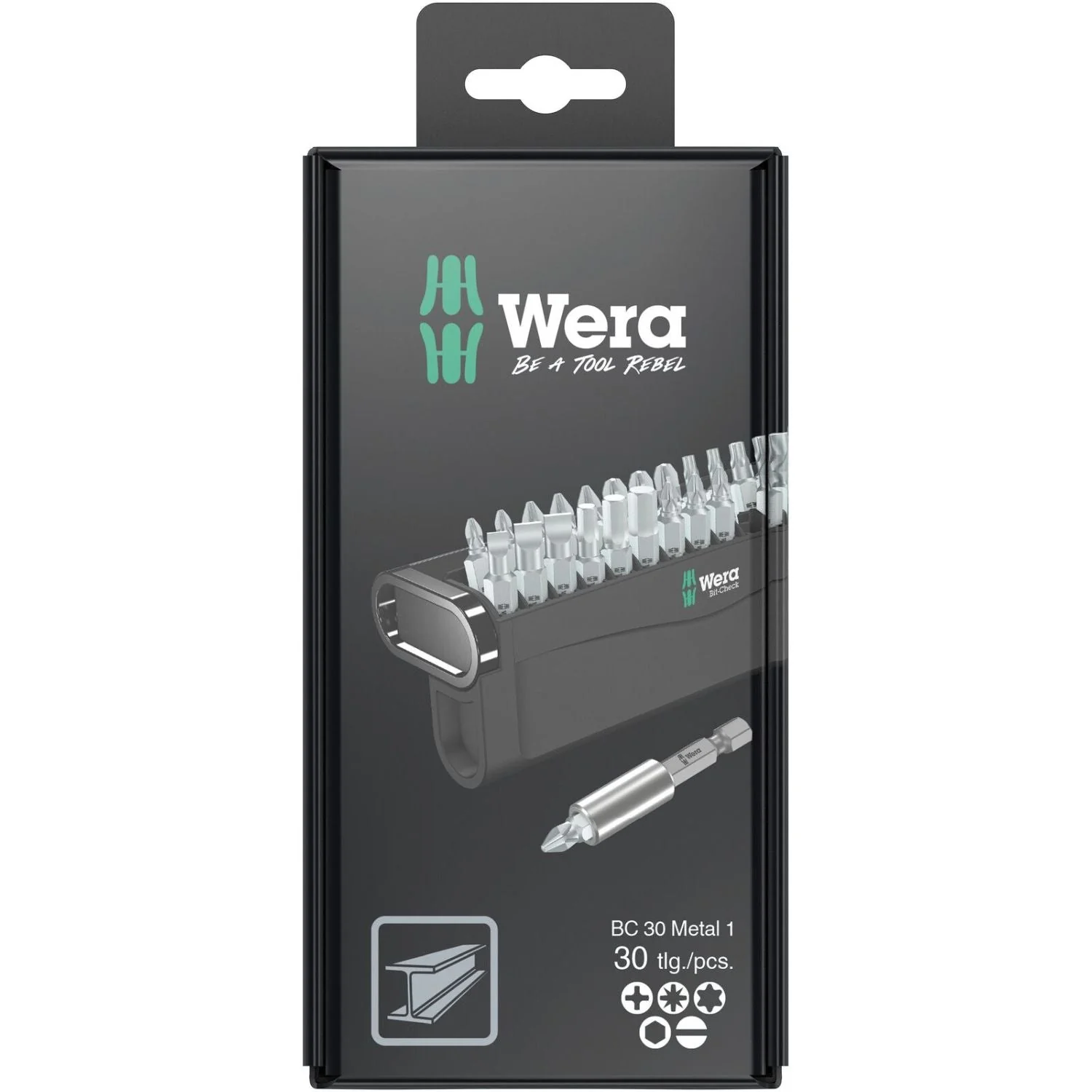 Wera Bit-Check 30 Metal 1 SB, 30-Pieces - Image 2