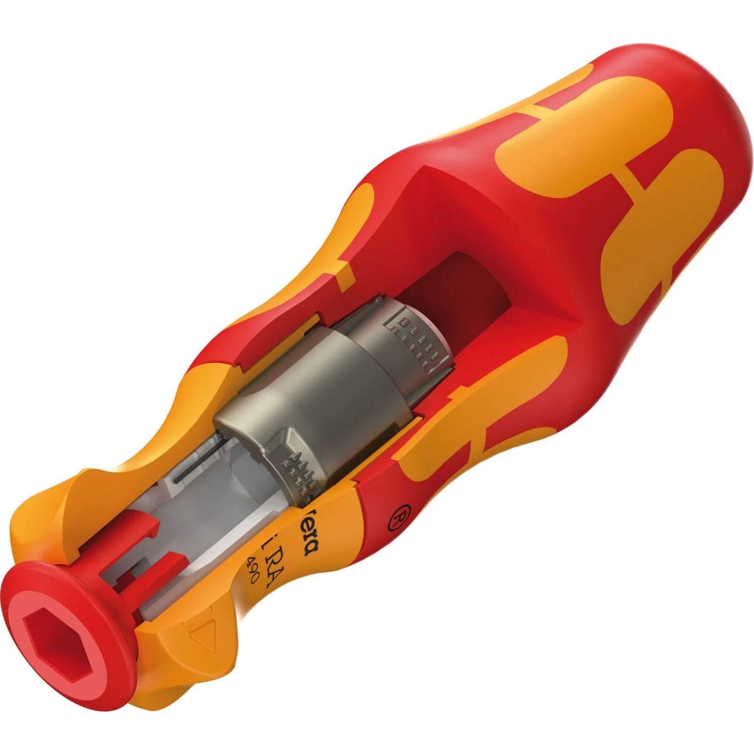 Wera 837 I Ra Kraftform Blade-Holding Handle With Ratchet Functionality, 9x115-mm. - Image 2