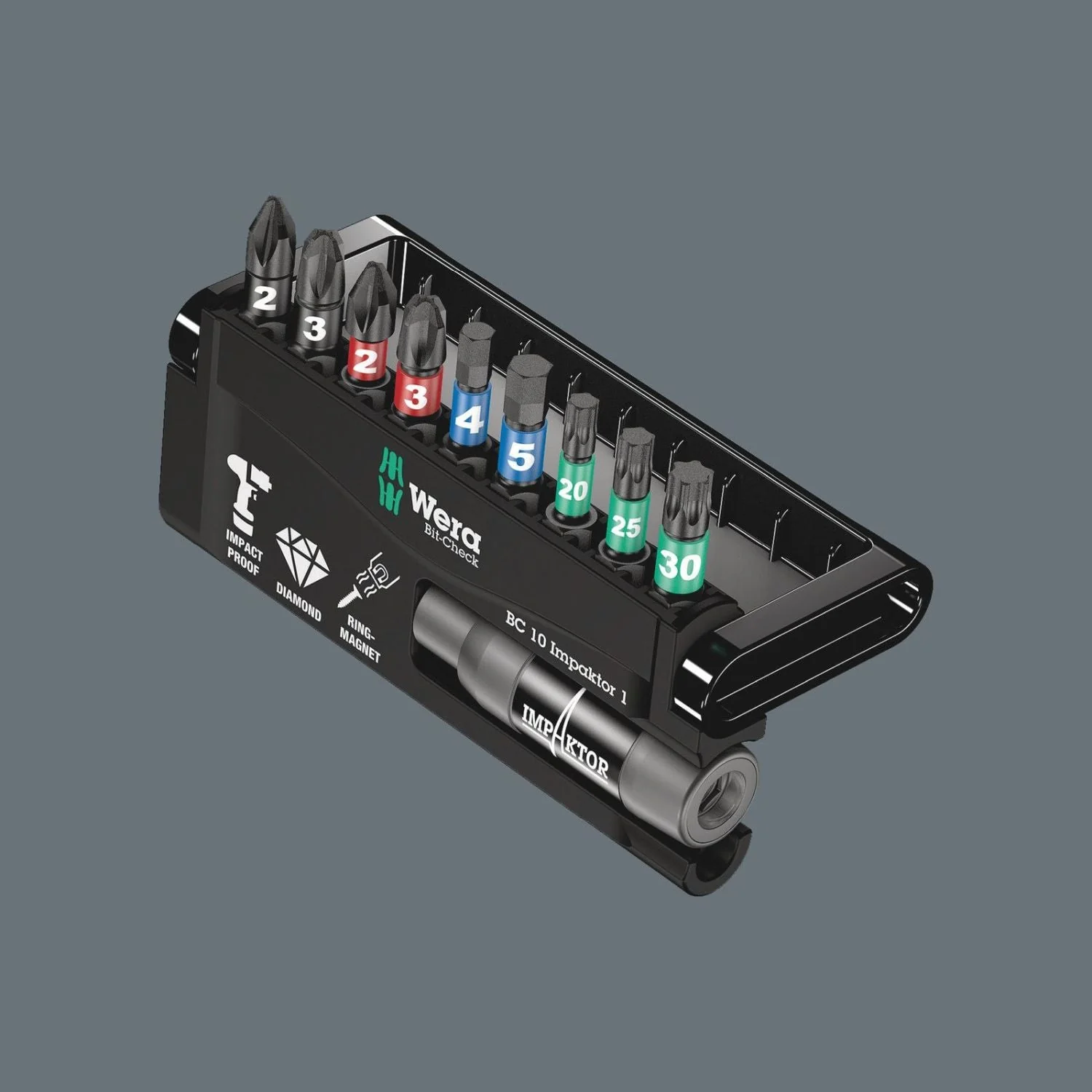 Wera Bit-Check 10 Impaktor 1, 10-Pieces - Image 3