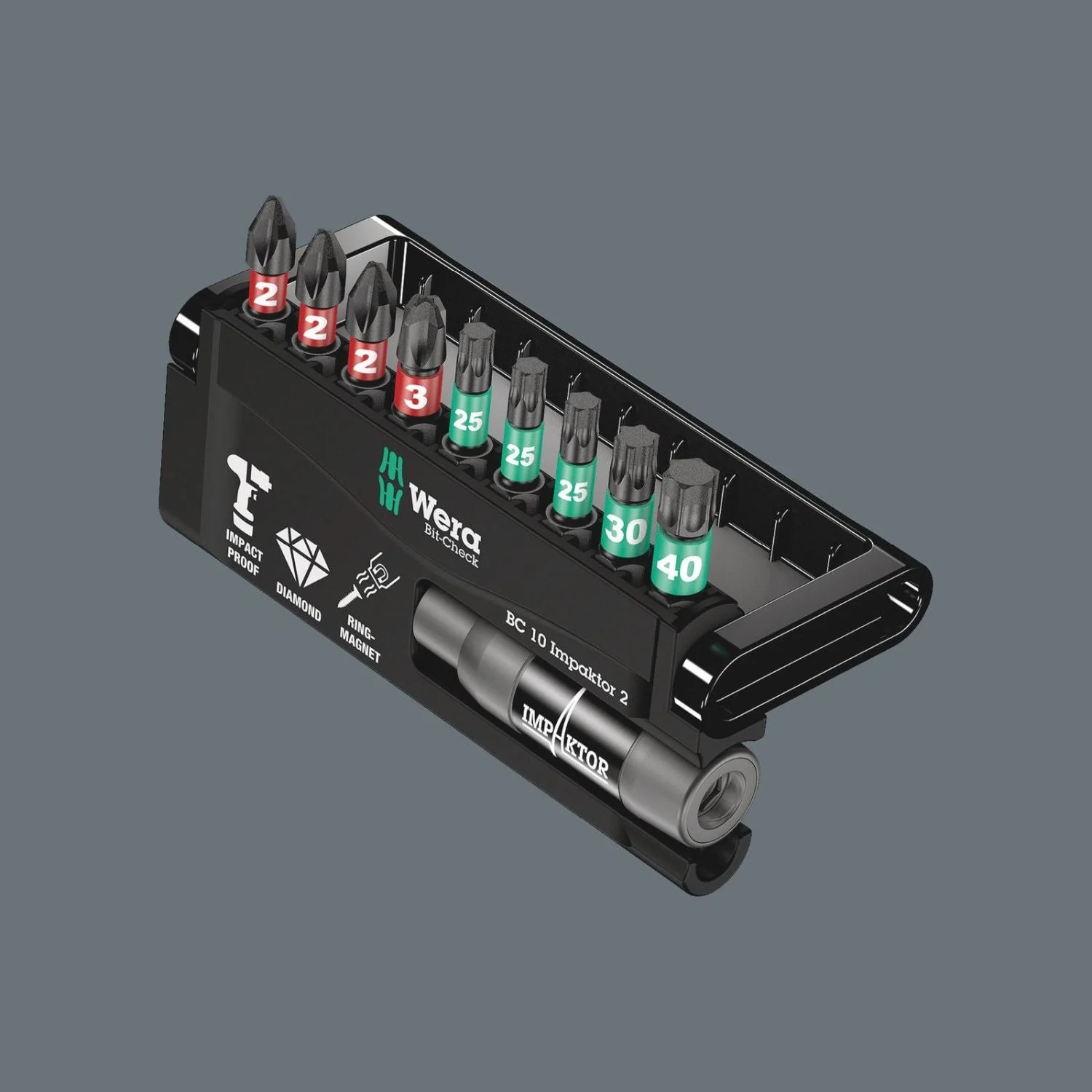 Wera Bit-Check 10 Impaktor 2, 10-Pieces - Image 3