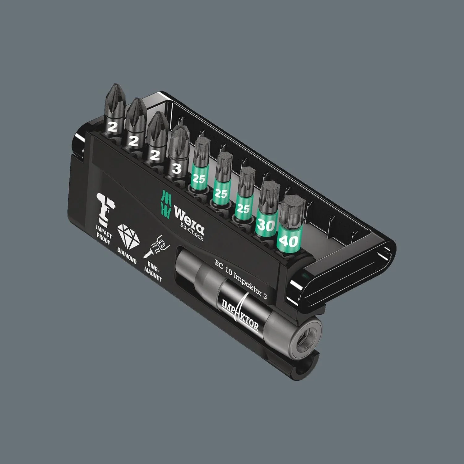 Wera Bit-Check 10 Impaktor 3, 10-Pieces - Image 3