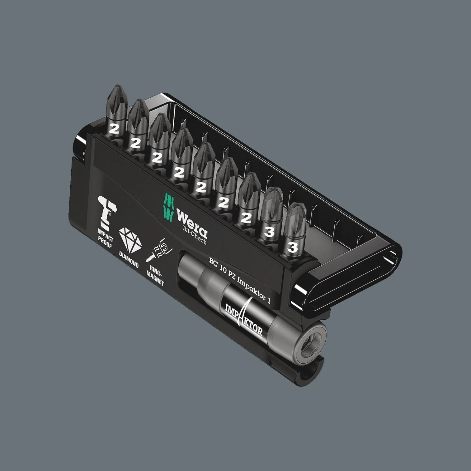 Wera Bit-Check 10 Pz Impaktor 1, 10-Pieces - Image 3