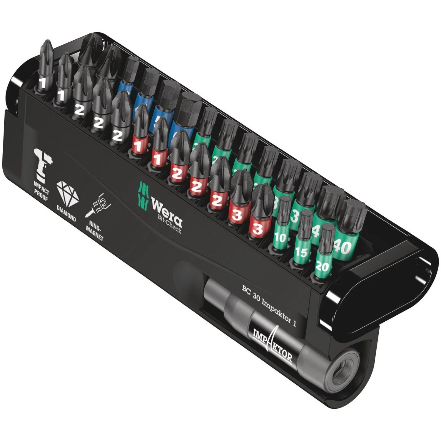 Wera Bit-Check 30 Impaktor 1, 30-Pieces - Image 2