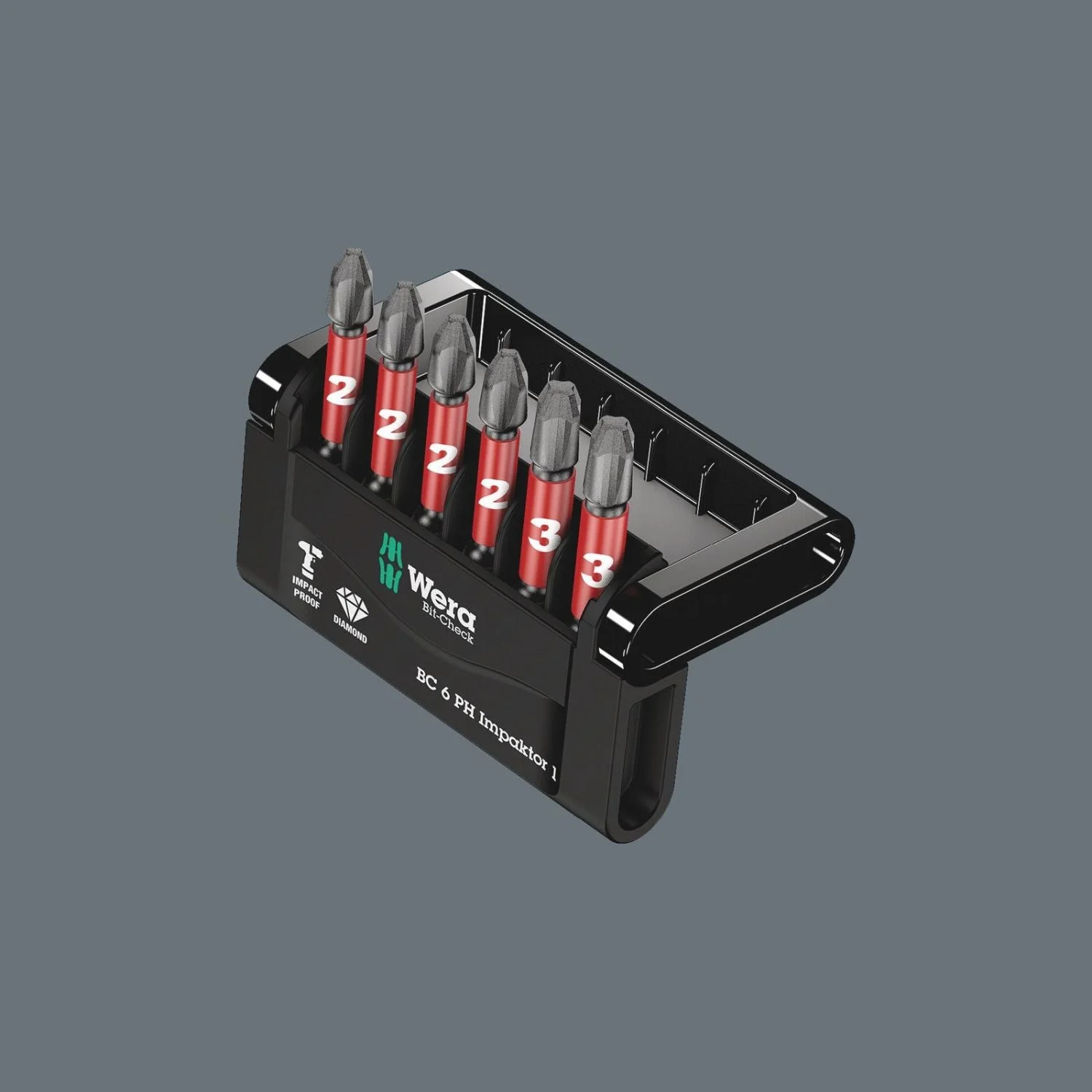 Wera Bit-Check 6 Ph Impaktor 1, 6-Pieces - Image 3