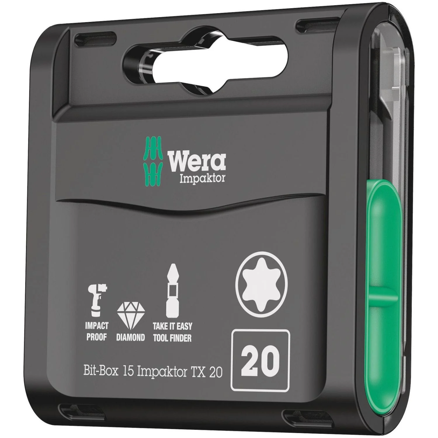 Wera Bit-Box 15 Impaktor Tx, Torx 20x25-mm., 15-Pieces - Image 1