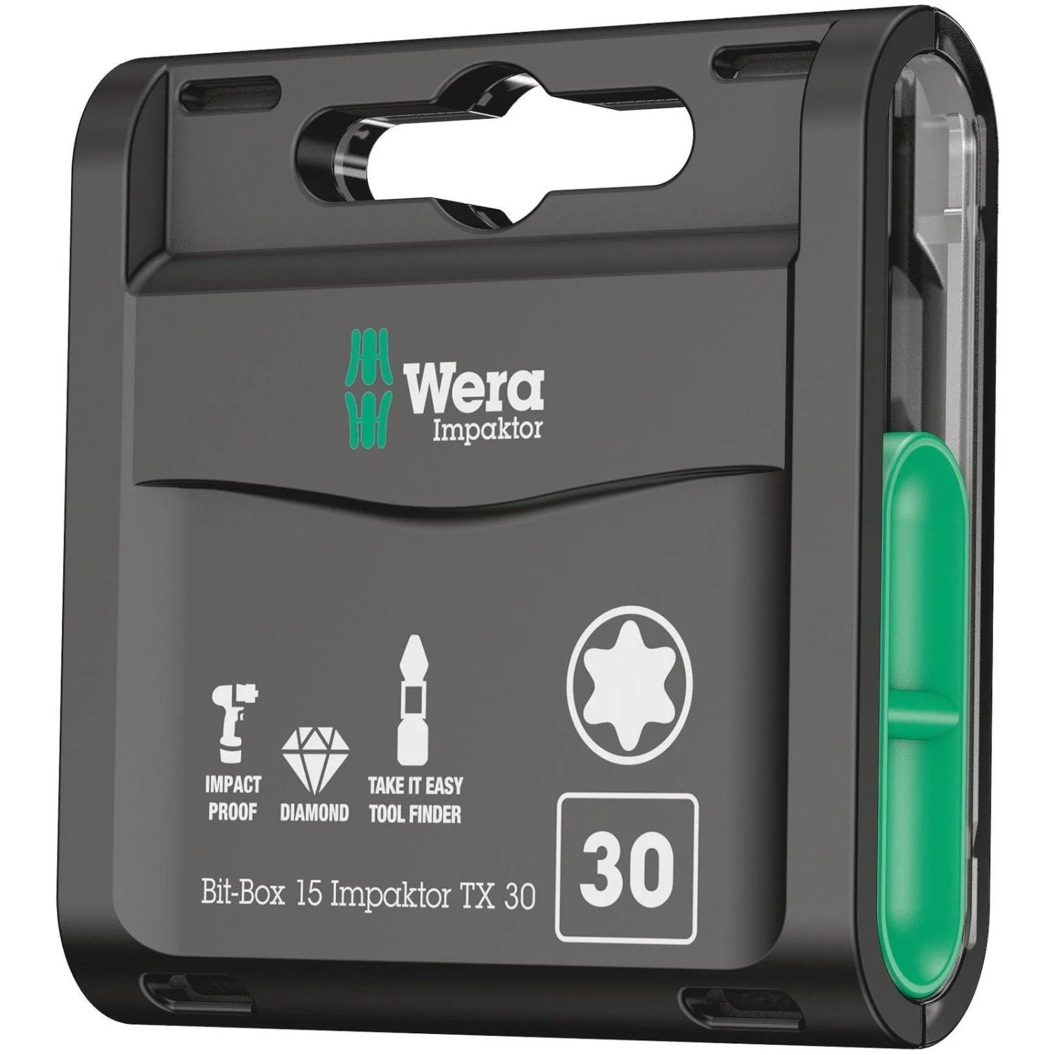 Wera Bit-Box 15 Impaktor Tx, Torx 30x25-mm., 15-Pieces - Image 1