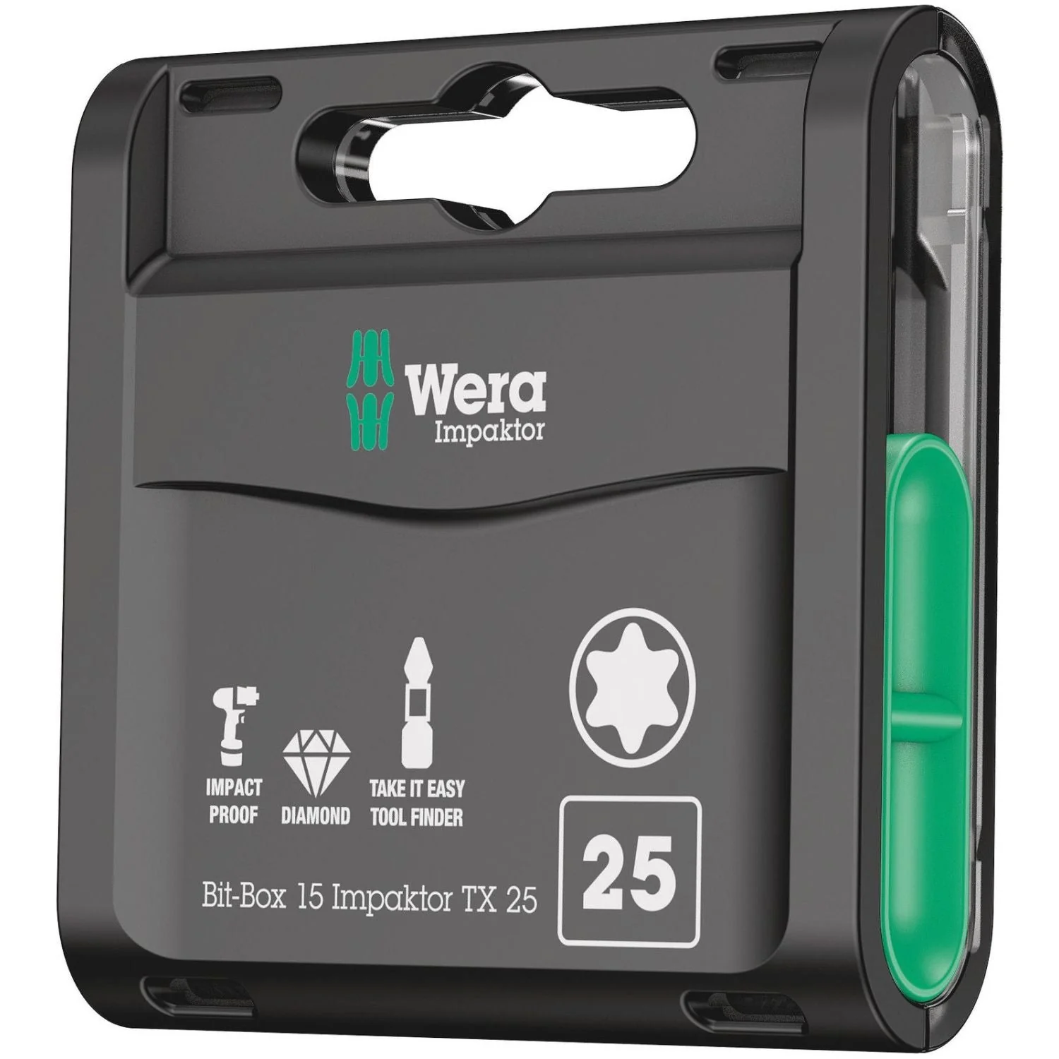 Wera Bit-Box 15 Impaktor Tx, Torx 30x25-mm., 15-Pieces - Image 2