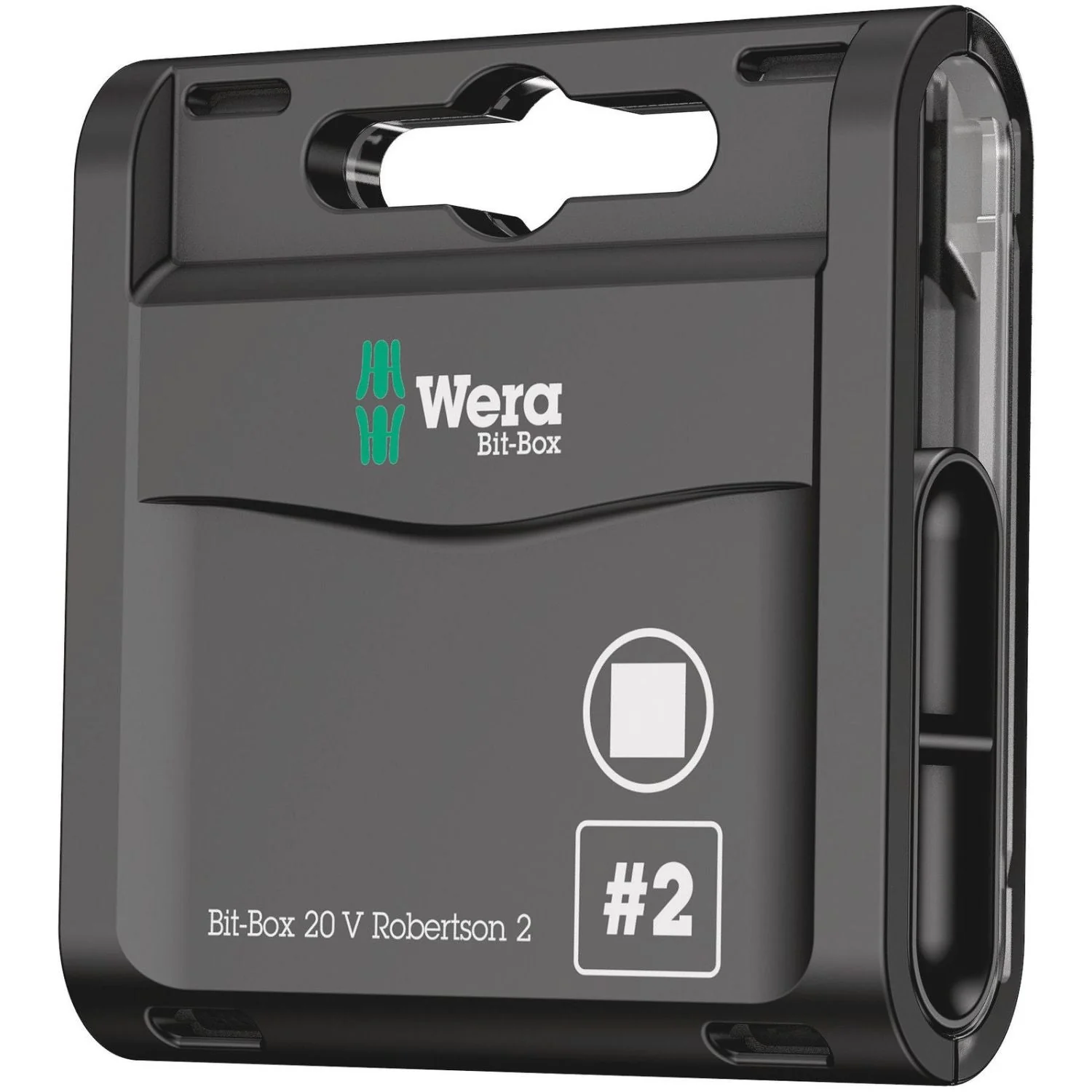Wera Bit-Box 20 V Robertson, # 2x25-mm., 20-Pieces - Image 1