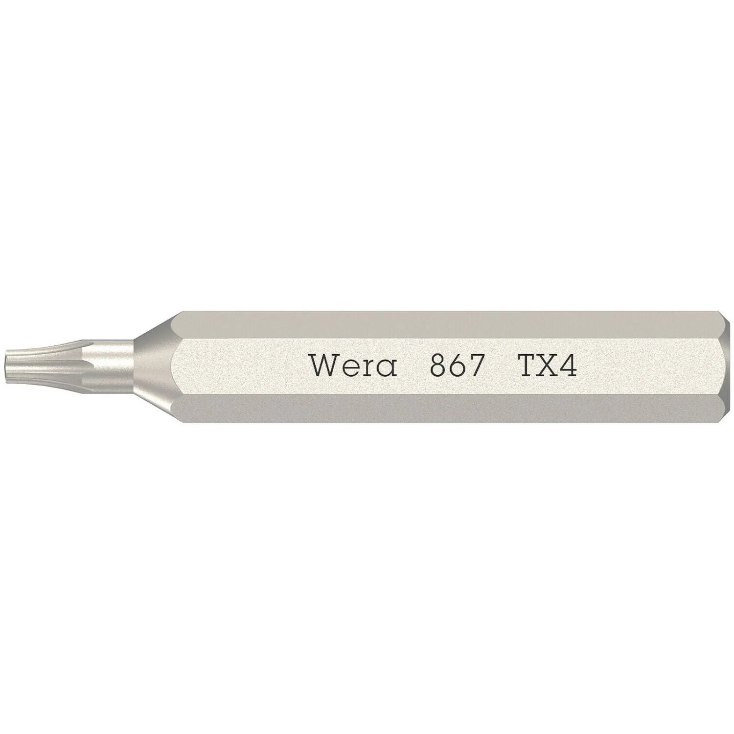 Wera 867/0 Micro Bit For Torx Socket Screws, Torx 4x30-mm. - Image 1