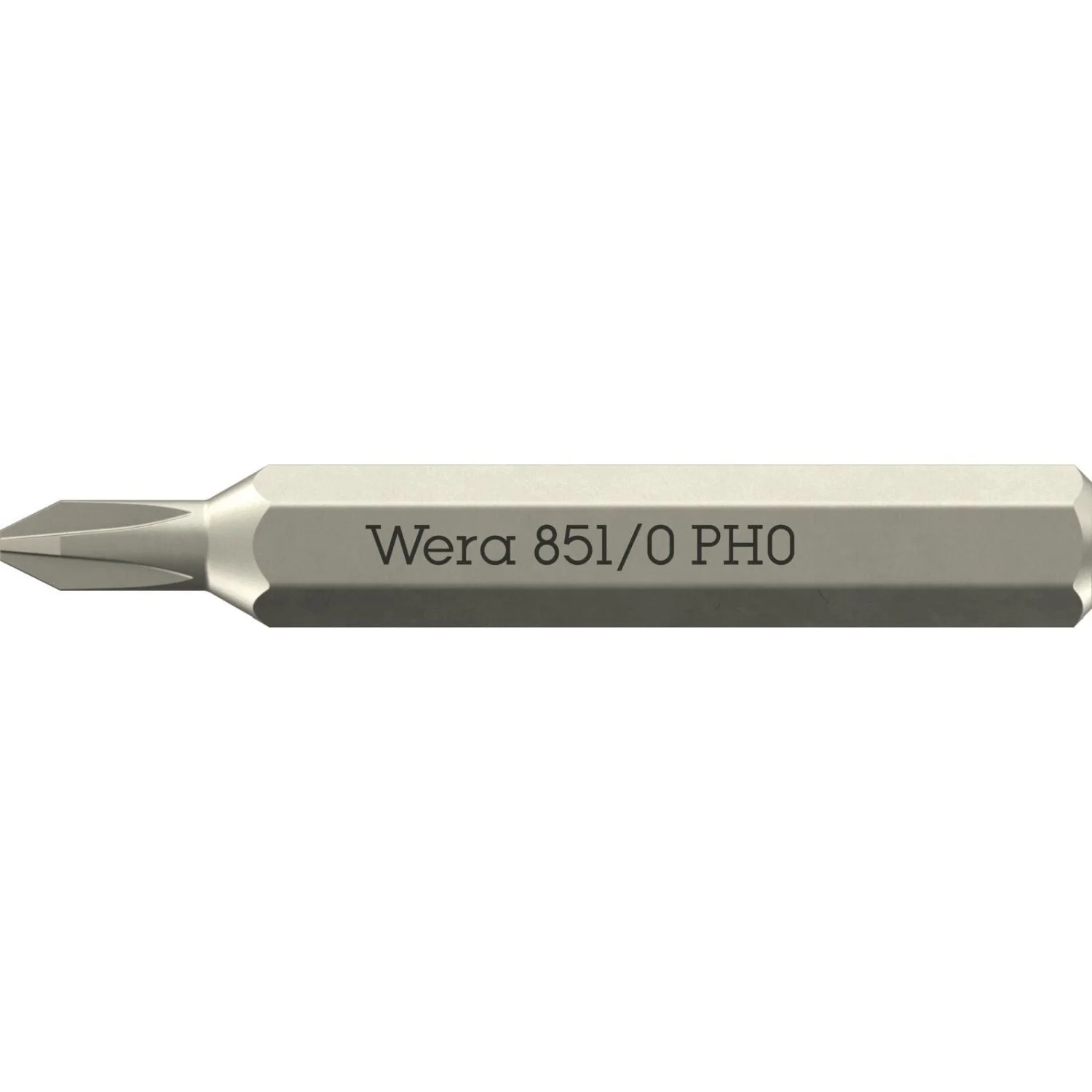 Wera 851/0 Micro Bit For Phillips Screws, Ph 0x30-mm. - Image 1