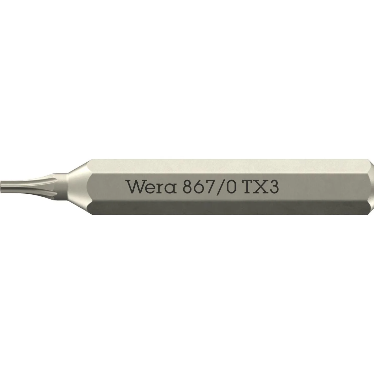 Wera 867/0 Micro Bit For Torx Socket Screws, Torx 3x30-mm. - Image 1