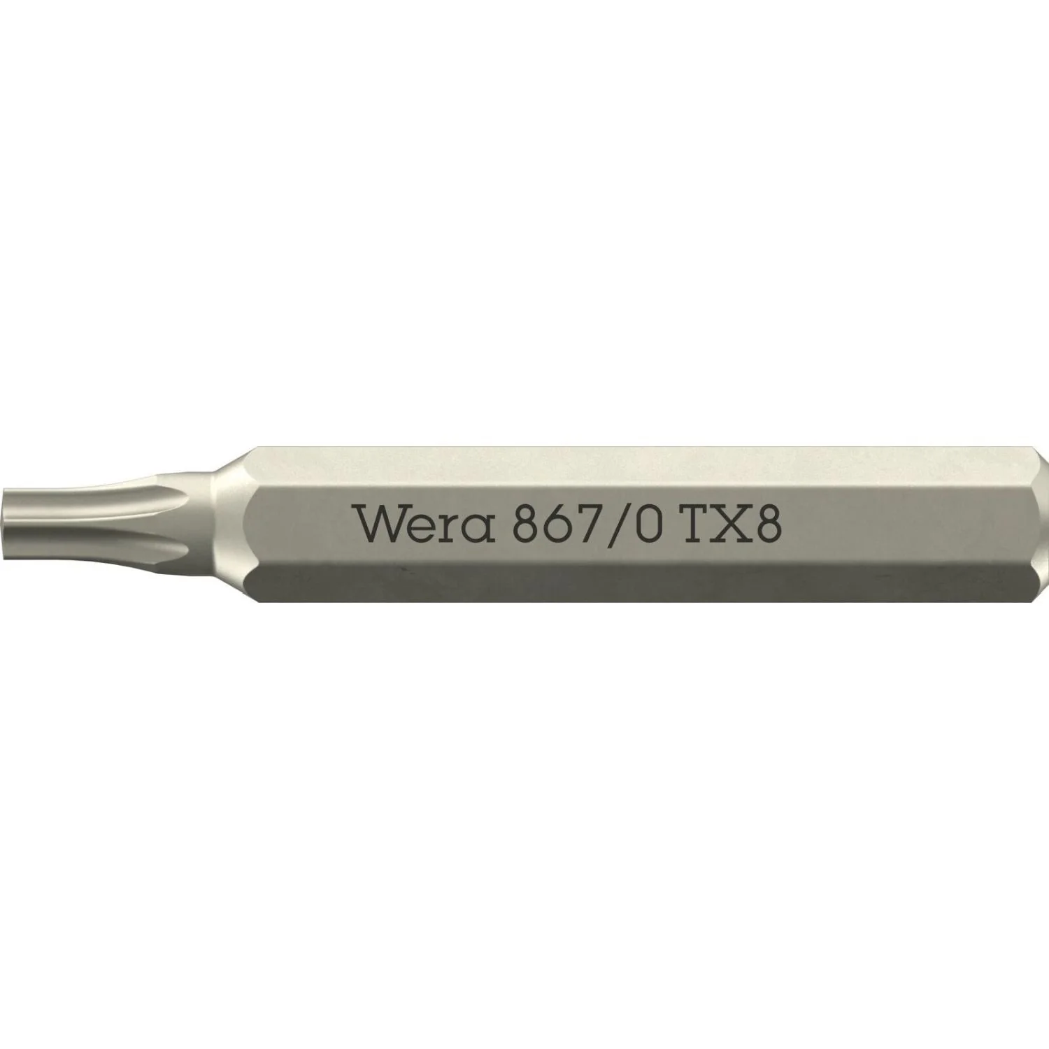 Wera 867/0 Micro Bit For Torx Socket Screws, Torx 8x30-mm. - Image 1
