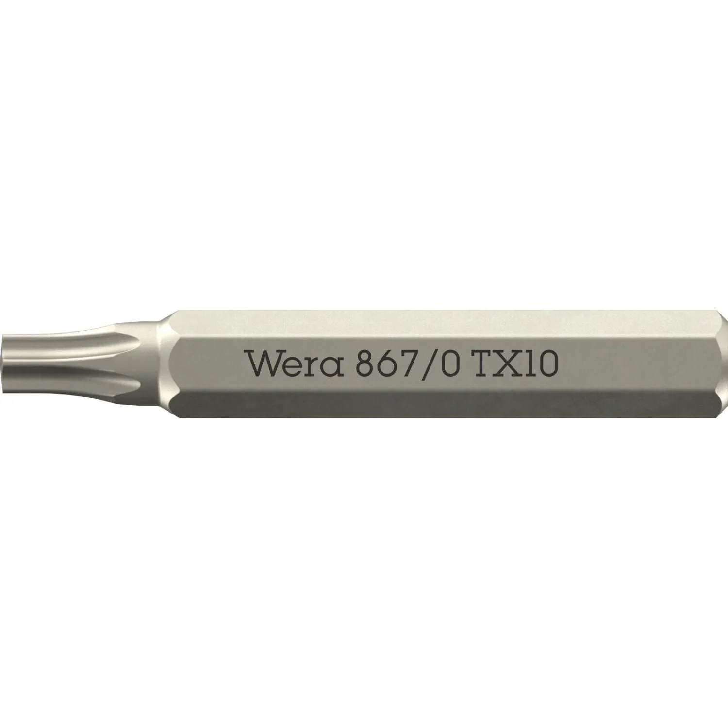 Wera 867/0 Micro Bit For Torx Socket Screws, Torx 10x30-mm. - Image 1